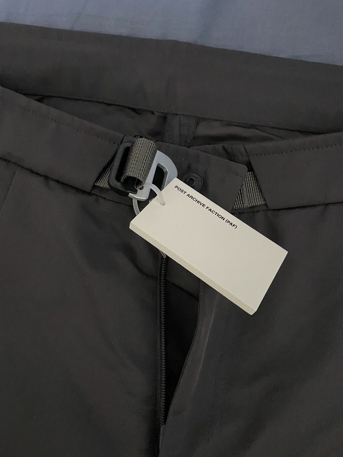 POST ARCHIVE FACTION (PAF) 4.0+ Left Straight-Leg Panelled Ruched Tech-Shell Pants Size US 33 - 5 Thumbnail
