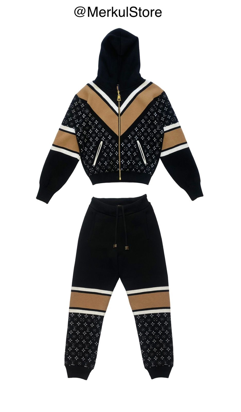 knitted louis vuitton tracksuit