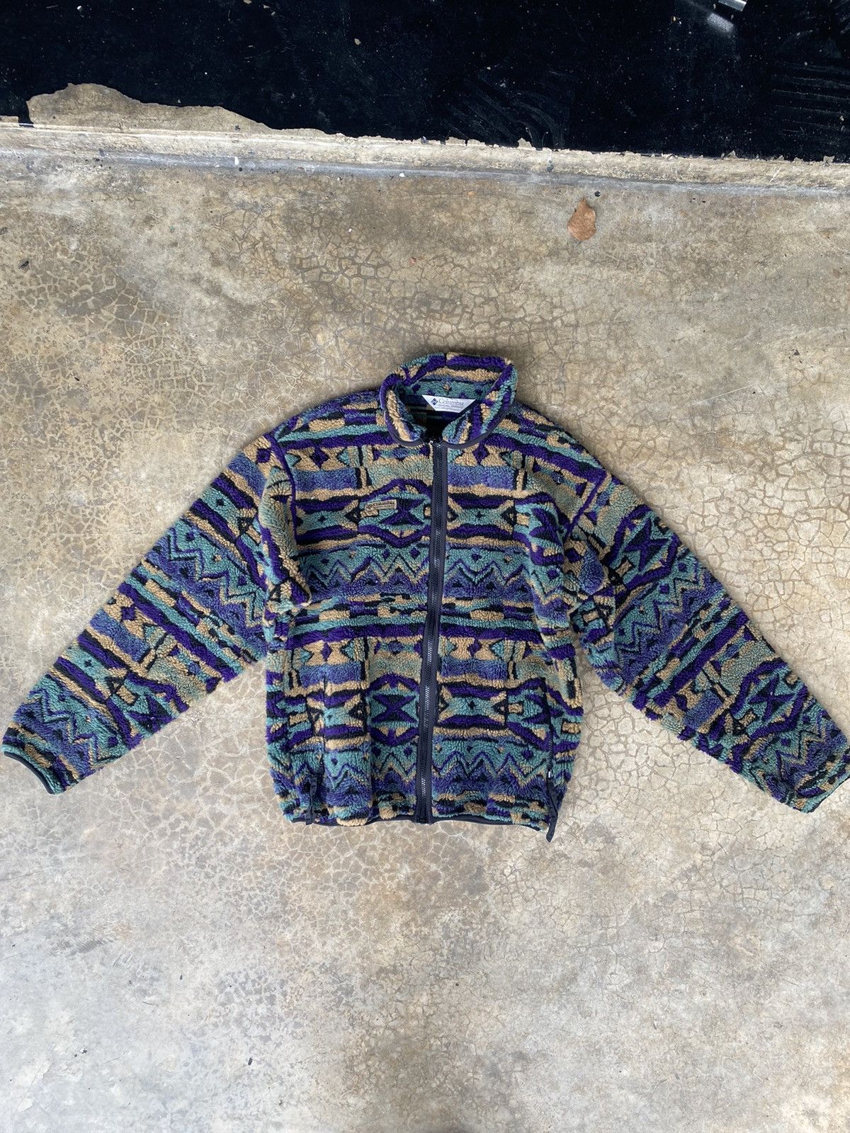 Columbia 90’s Aztec Columbia Sherpa Fleece Jacket Size US S / EU 44-46 / 1 - 2 Thumbnail