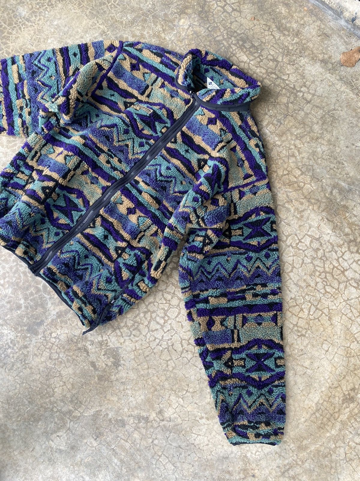 Columbia 90’s Aztec Columbia Sherpa Fleece Jacket Size US S / EU 44-46 / 1 - 4 Thumbnail