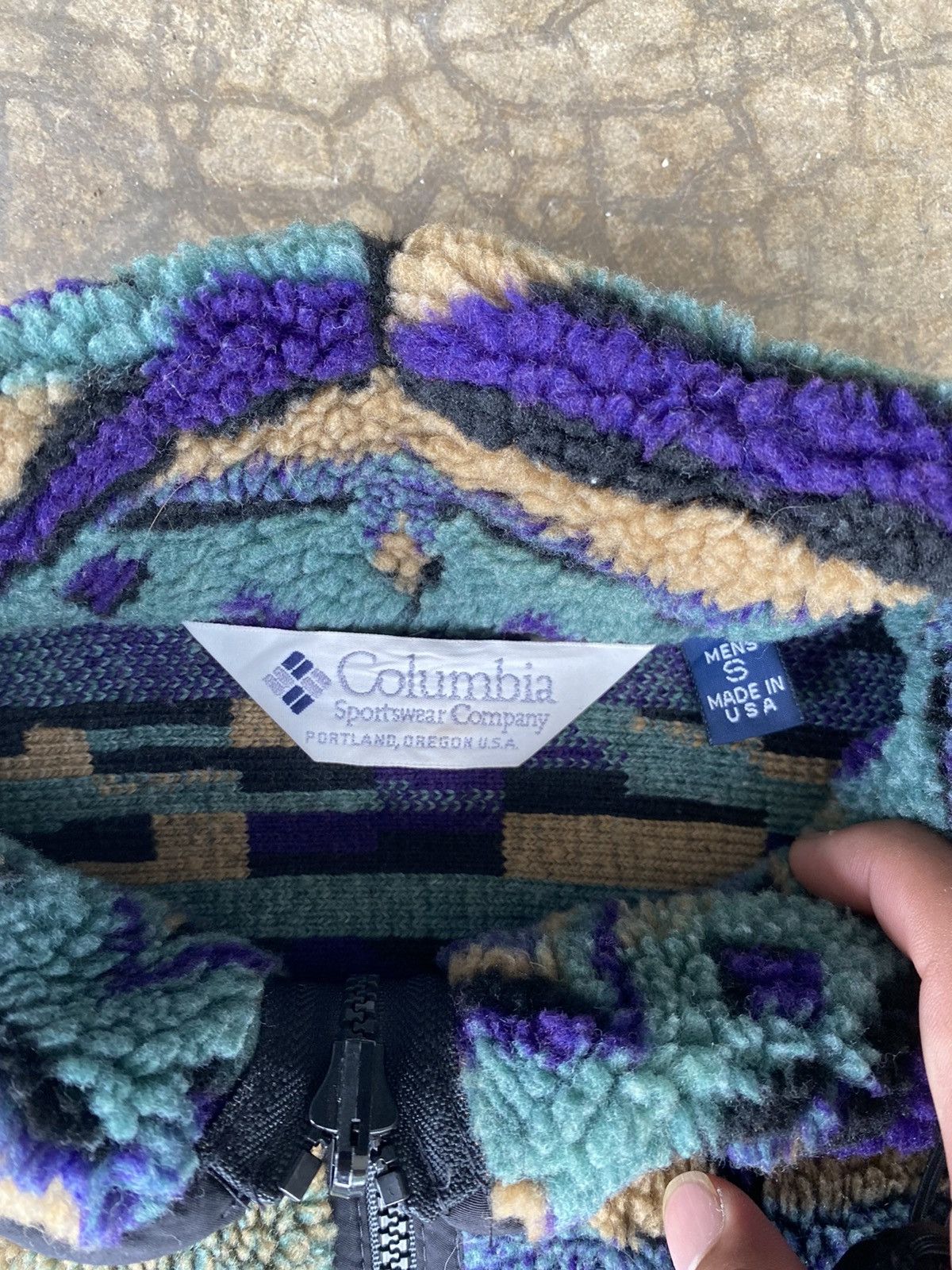Columbia 90’s Aztec Columbia Sherpa Fleece Jacket Size US S / EU 44-46 / 1 - 6 Thumbnail