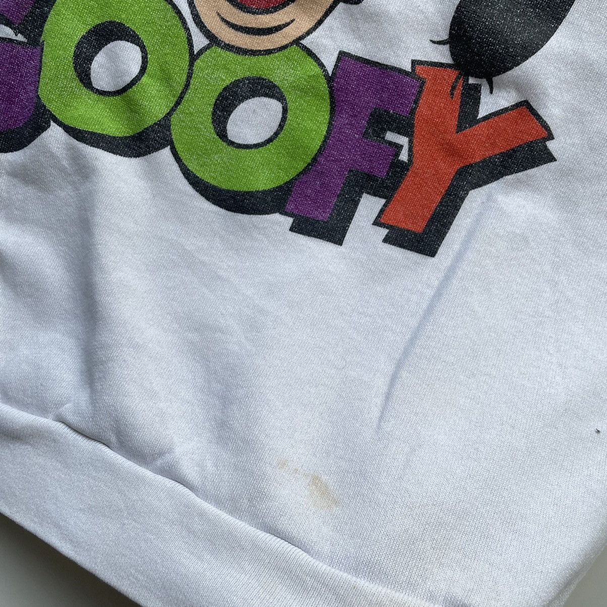 Disney Vintage 1990s Goofy Disney Graphic Crewneck Large Rare Size US L / EU 52-54 / 3 - 4 Thumbnail