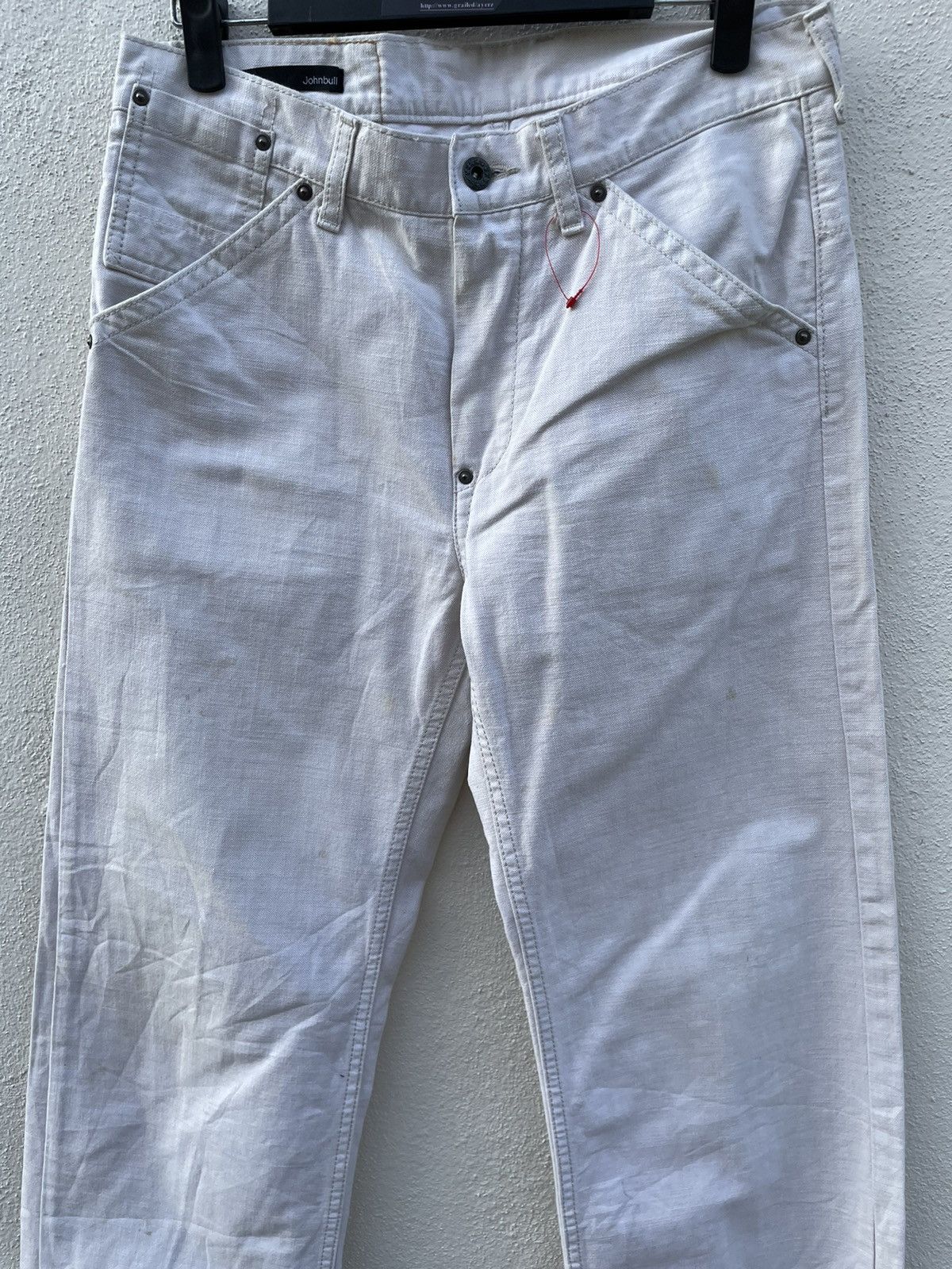 Japanese Brand × Johnbull John Bull Buckle Back White Pants Made In Japan Size US 30 / EU 46 - 4 Thumbnail