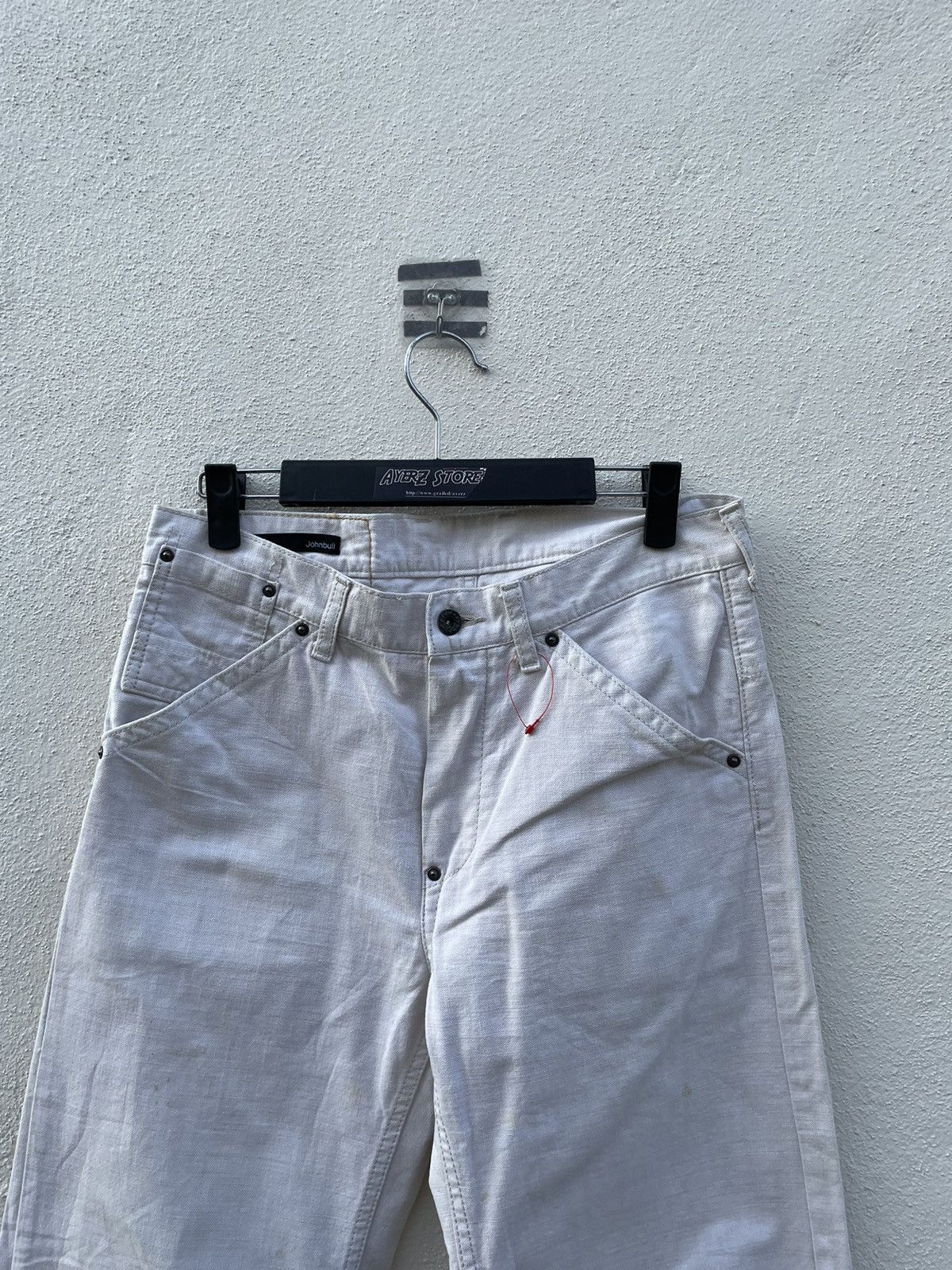 Japanese Brand × Johnbull John Bull Buckle Back White Pants Made In Japan Size US 30 / EU 46 - 3 Thumbnail