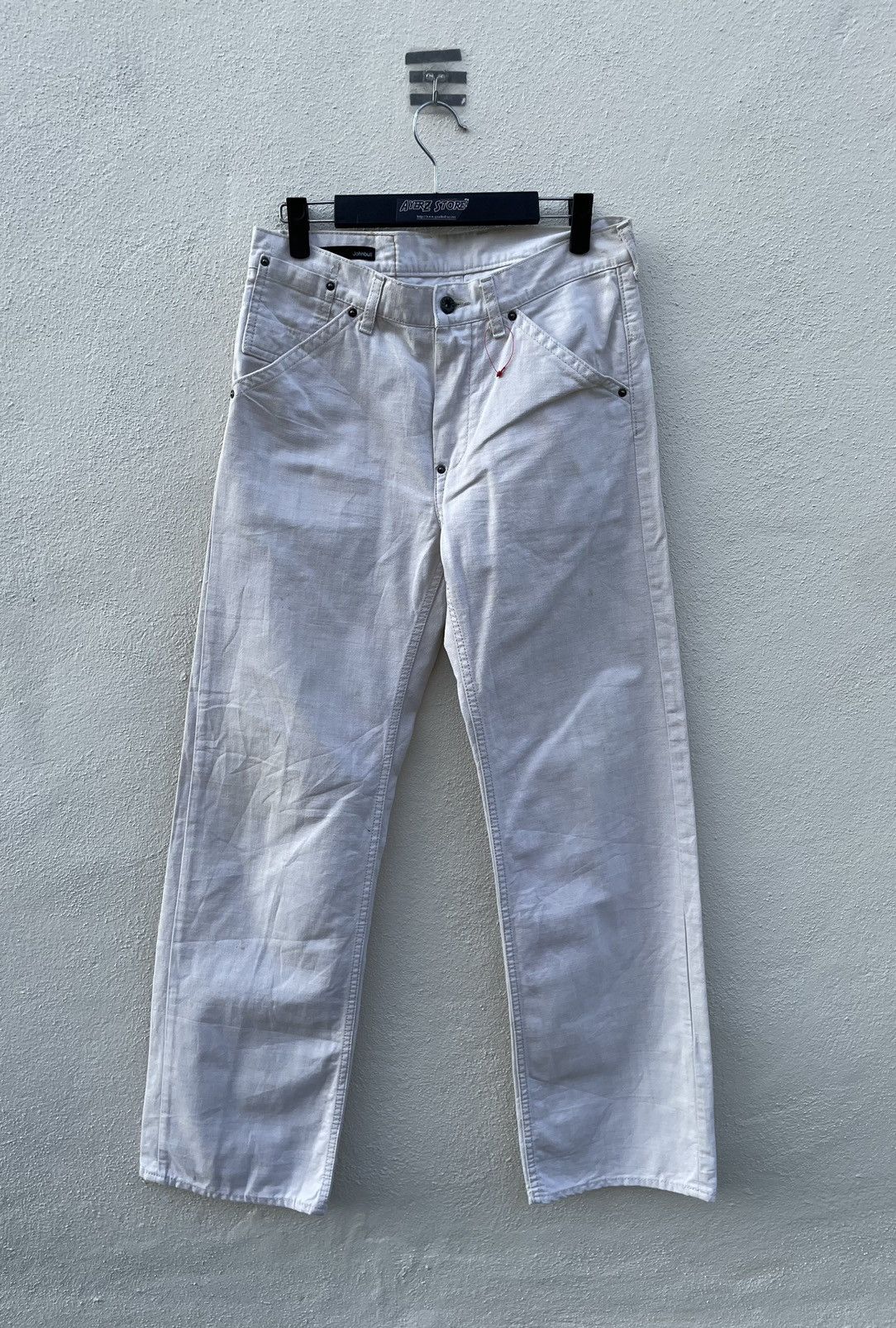 Japanese Brand × Johnbull John Bull Buckle Back White Pants Made In Japan Size US 30 / EU 46 - 2 Thumbnail
