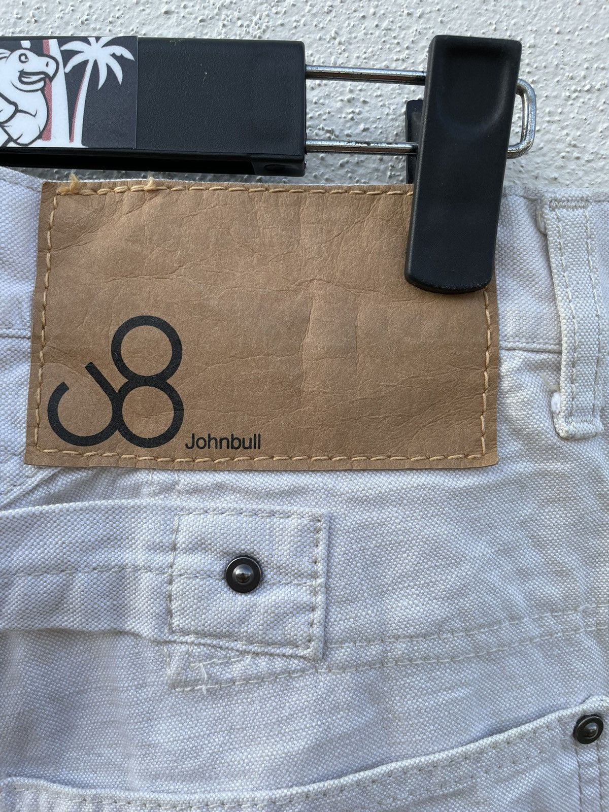 Japanese Brand × Johnbull John Bull Buckle Back White Pants Made In Japan Size US 30 / EU 46 - 7 Thumbnail