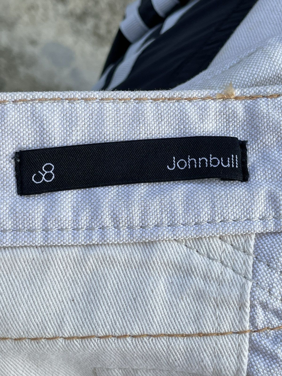 Japanese Brand × Johnbull John Bull Buckle Back White Pants Made In Japan Size US 30 / EU 46 - 12 Thumbnail