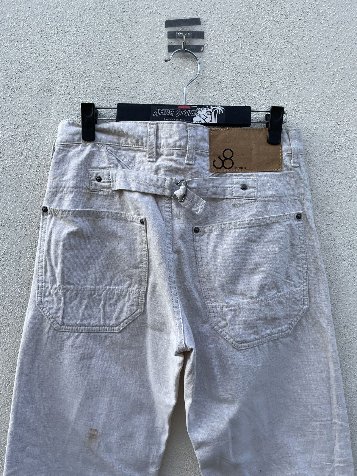 Japanese Brand × Johnbull John Bull Buckle Back White Pants Made In Japan Size US 30 / EU 46 - 1 Thumbnail