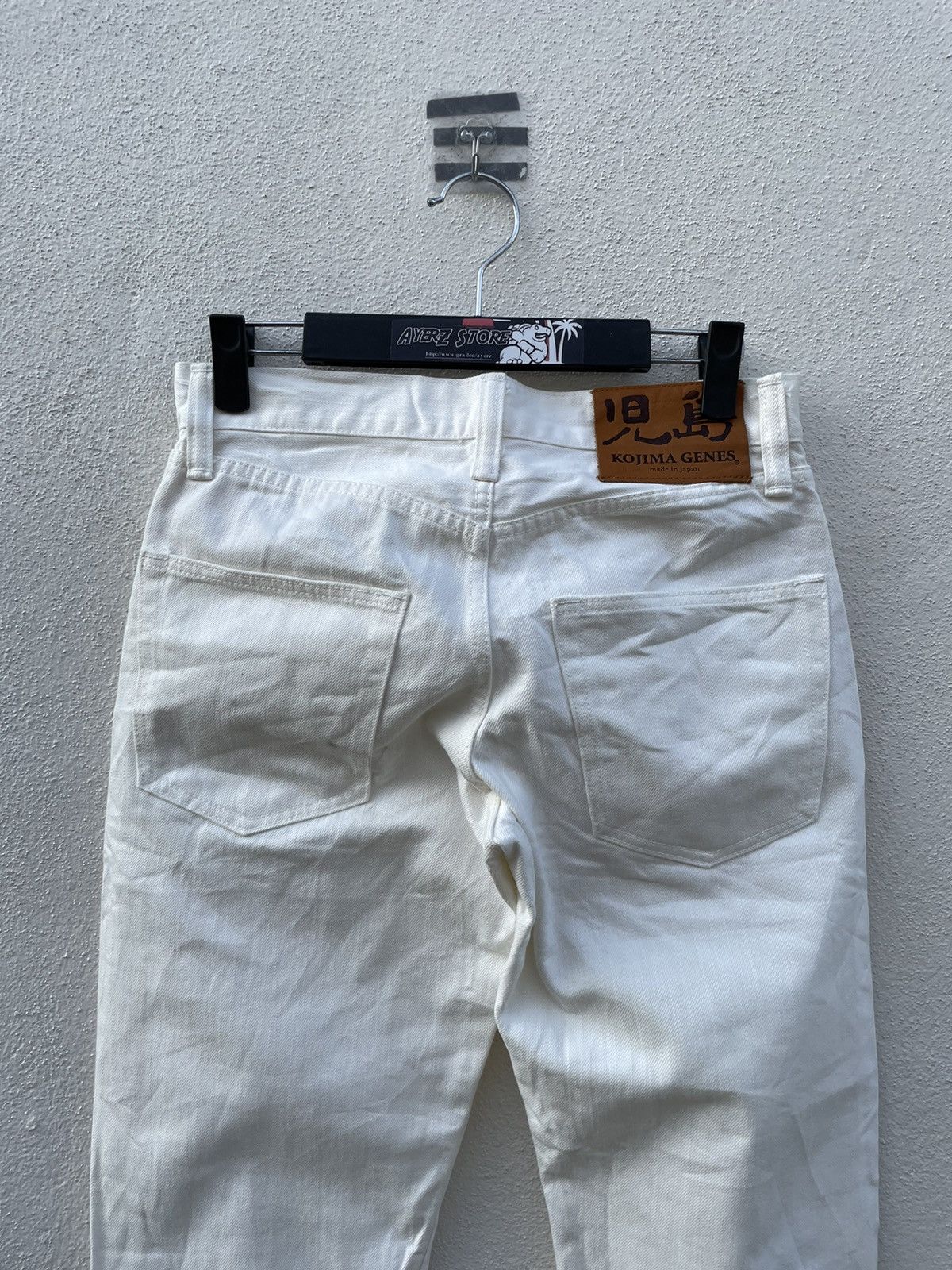 Japanese Brand Kojima Genes Japan White Jeans Made In Japan Size US 29 - 7 Thumbnail