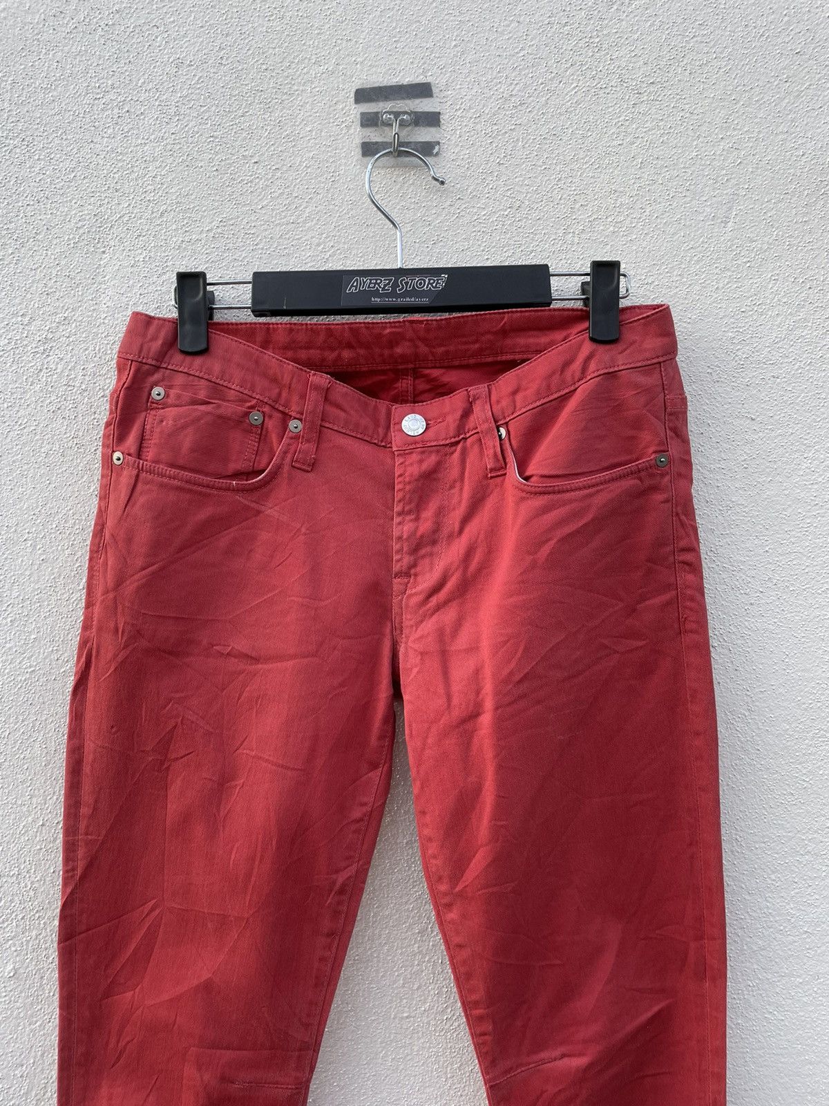 Helmut Lang Helmut Lang Skinny Pants Made In USA Size US 30 / EU 46 - 2 Thumbnail