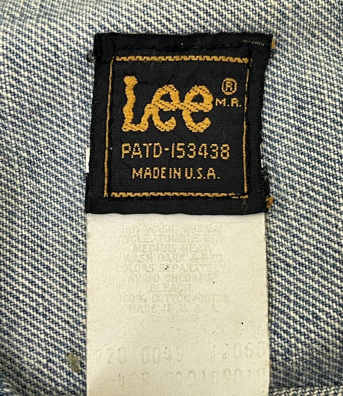 Lee VINTAGE 1980s LEE RIDERS TRUCKER DENIM JACKET Size US S / EU 44-46 / 1 - 9 Thumbnail