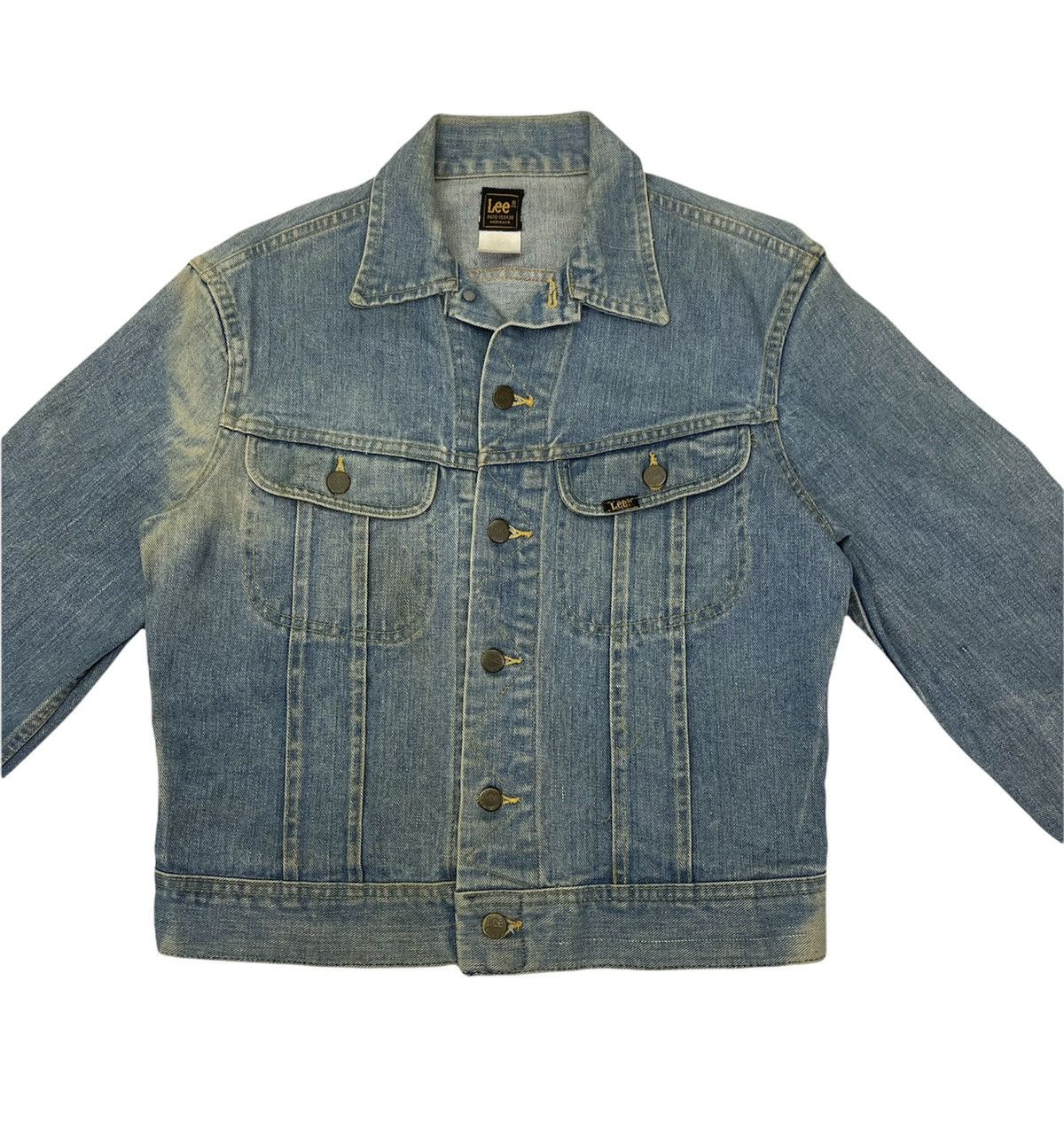 Lee VINTAGE 1980s LEE RIDERS TRUCKER DENIM JACKET Size US S / EU 44-46 / 1 - 6 Thumbnail
