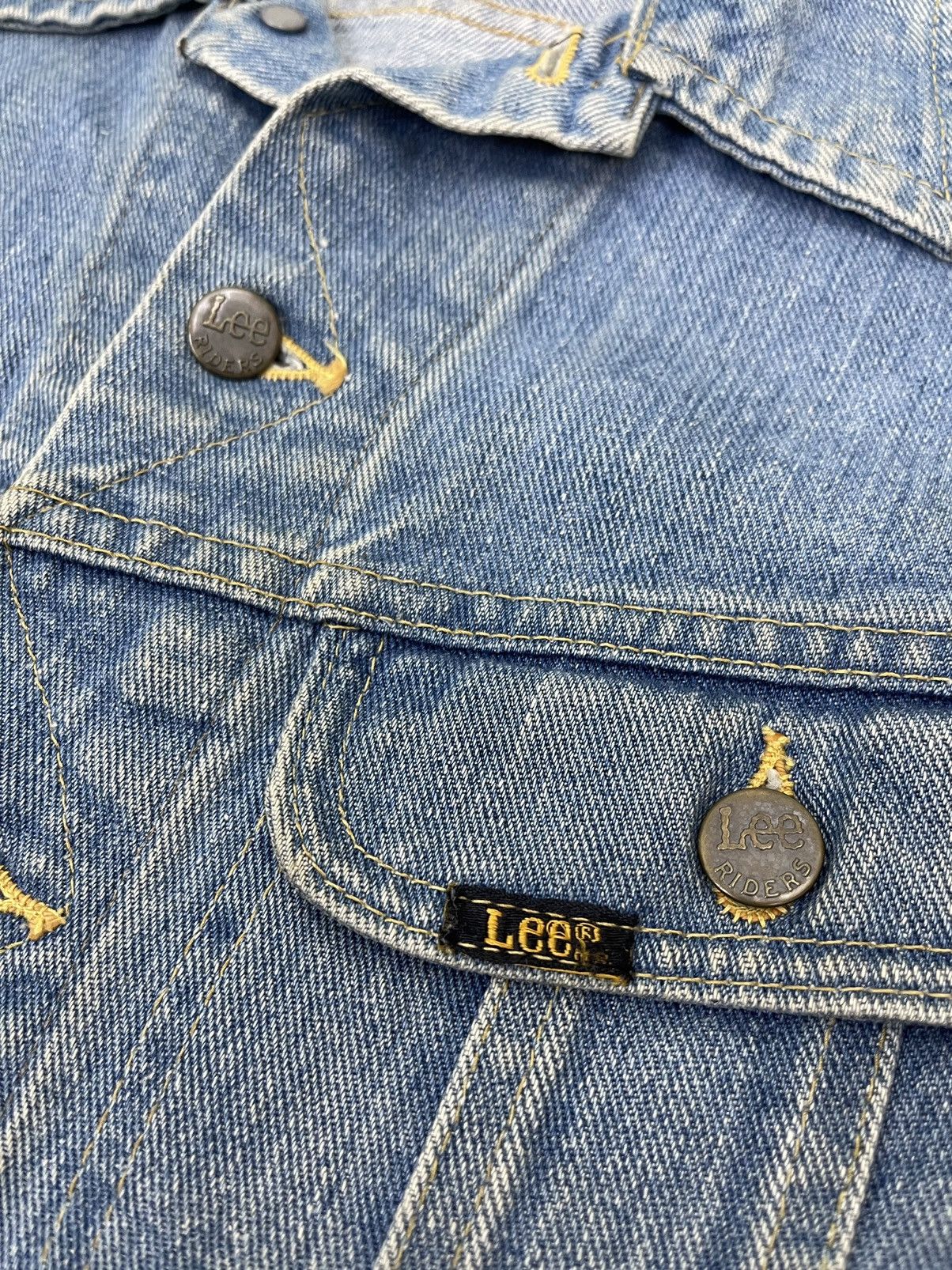 Lee VINTAGE 1980s LEE RIDERS TRUCKER DENIM JACKET Size US S / EU 44-46 / 1 - 10 Thumbnail