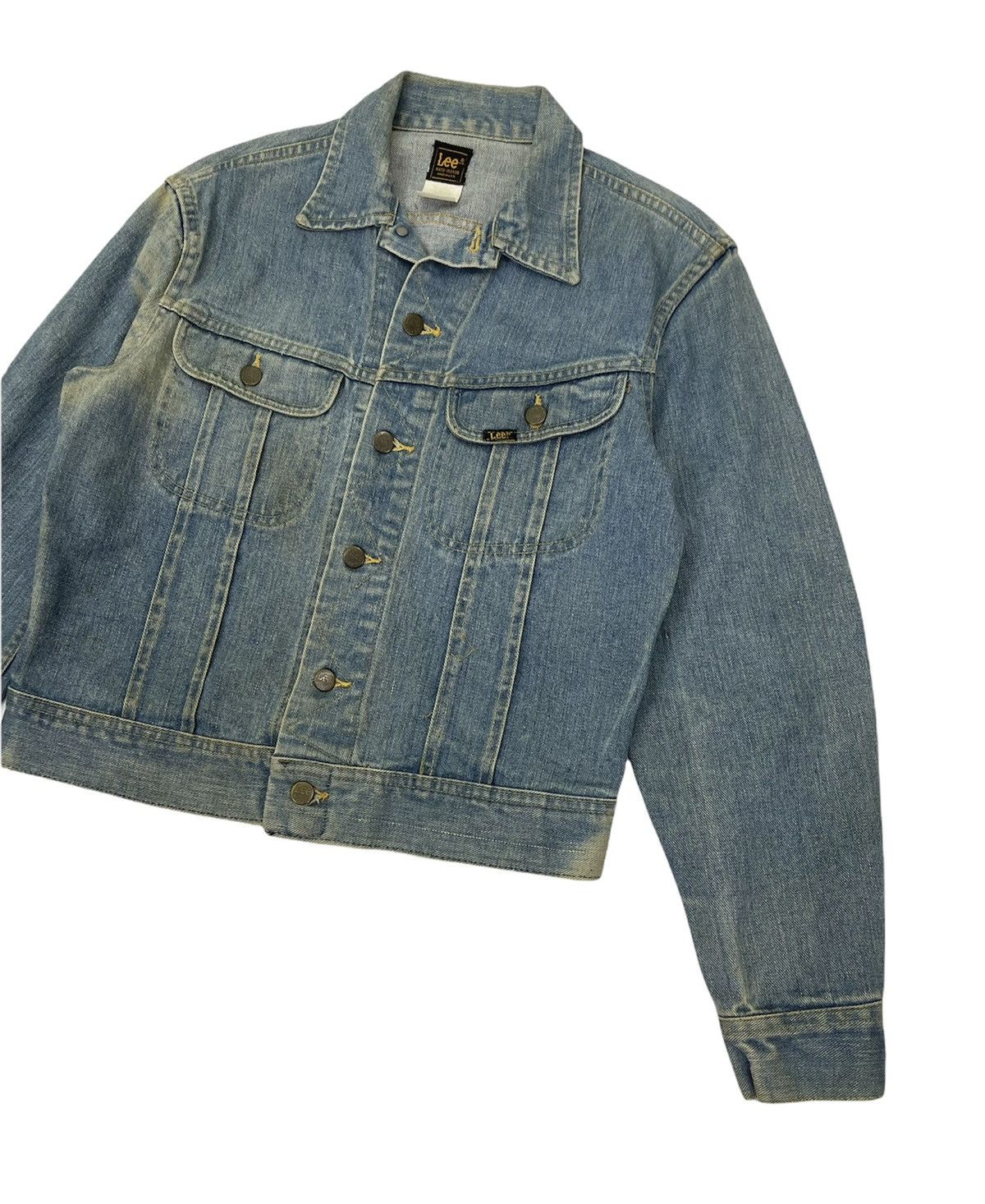 Lee VINTAGE 1980s LEE RIDERS TRUCKER DENIM JACKET Size US S / EU 44-46 / 1 - 4 Thumbnail