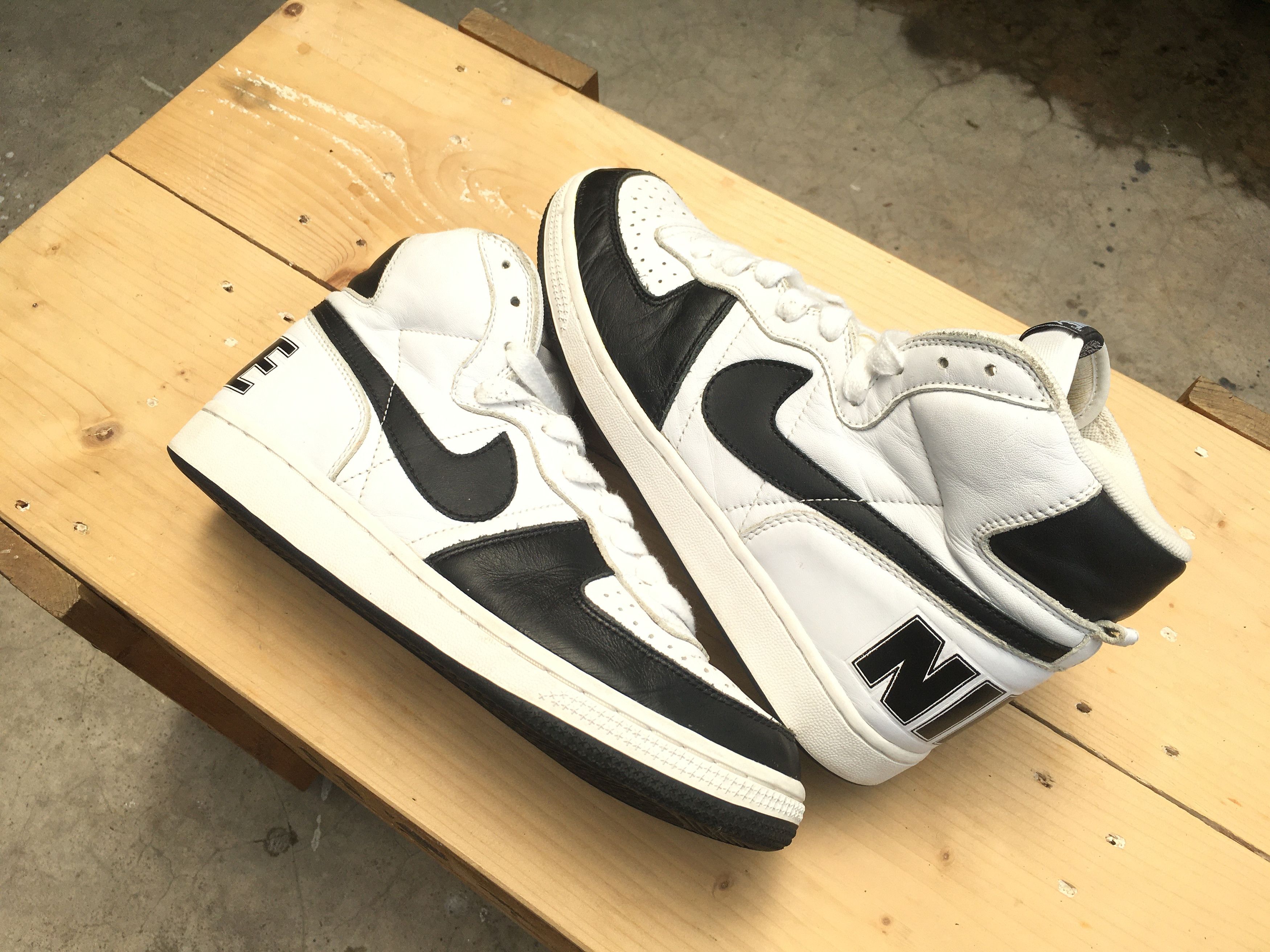 Nike × Vintage Vintage Nike Terminator High OG Black White Panda 2004 Size US 9.5 / EU 42-43 - 12 Thumbnail