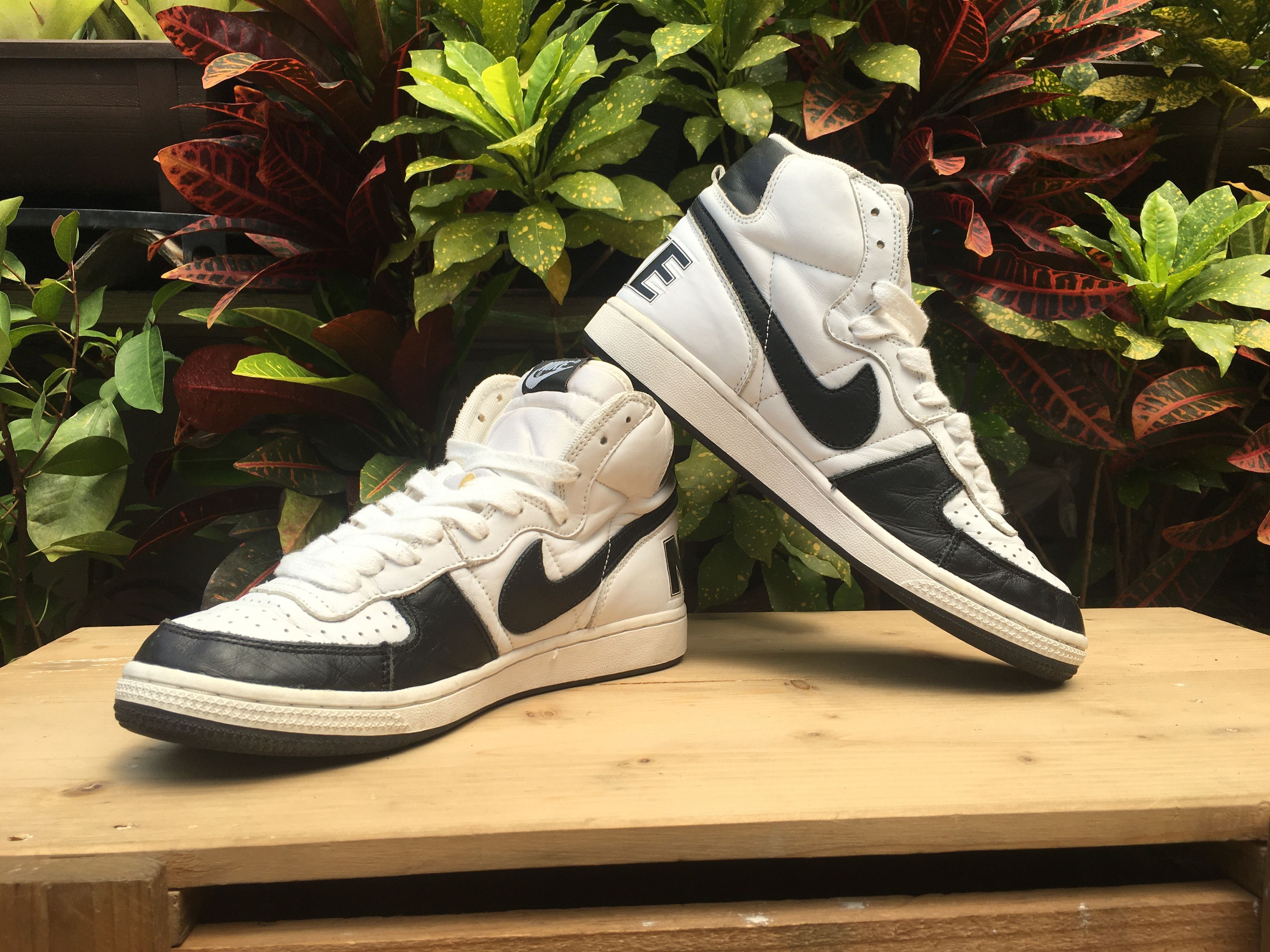 Nike × Vintage Vintage Nike Terminator High OG Black White Panda 2004 Size US 9.5 / EU 42-43 - 4 Thumbnail