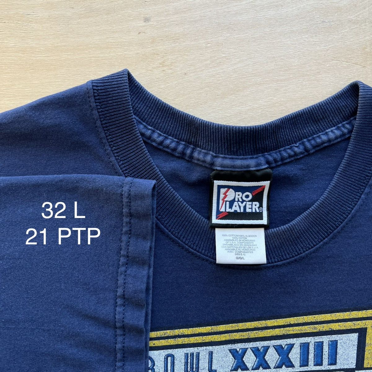 NFL × Pro Player × Vintage Vintage Denver Broncos Super Bowl Champions Shirt L Blue 90s Size US L / EU 52-54 / 3 - 3 Thumbnail