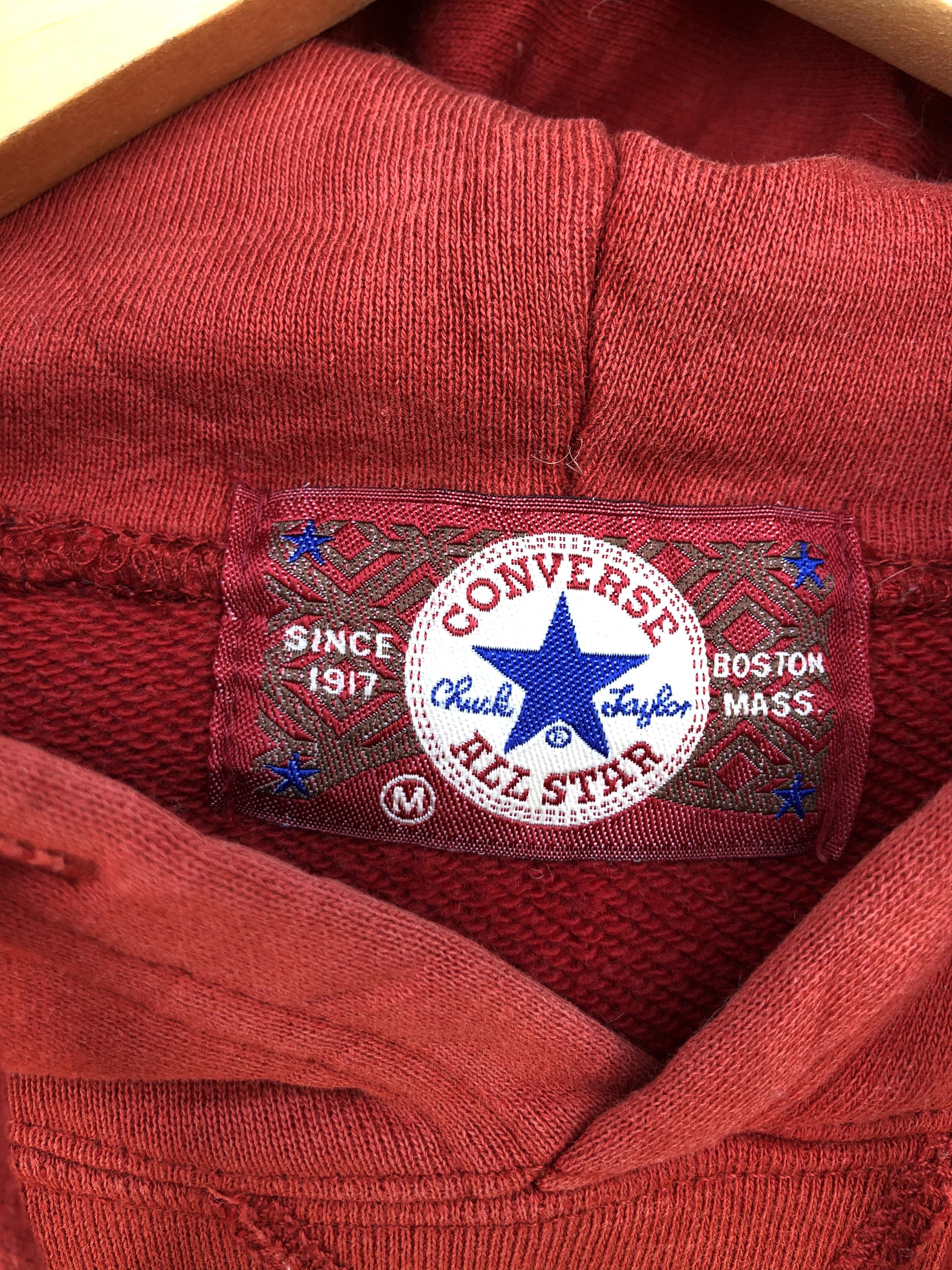 Converse VINTAGE CONVERSE BIG LOGO BAGGY HIP HOP HOODIE Size US M / EU 48-50 / 2 - 4 Thumbnail