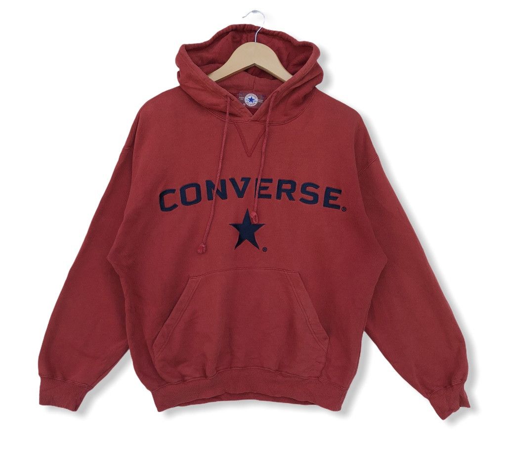 Converse VINTAGE CONVERSE BIG LOGO BAGGY HIP HOP HOODIE Size US M / EU 48-50 / 2 - 1 Thumbnail