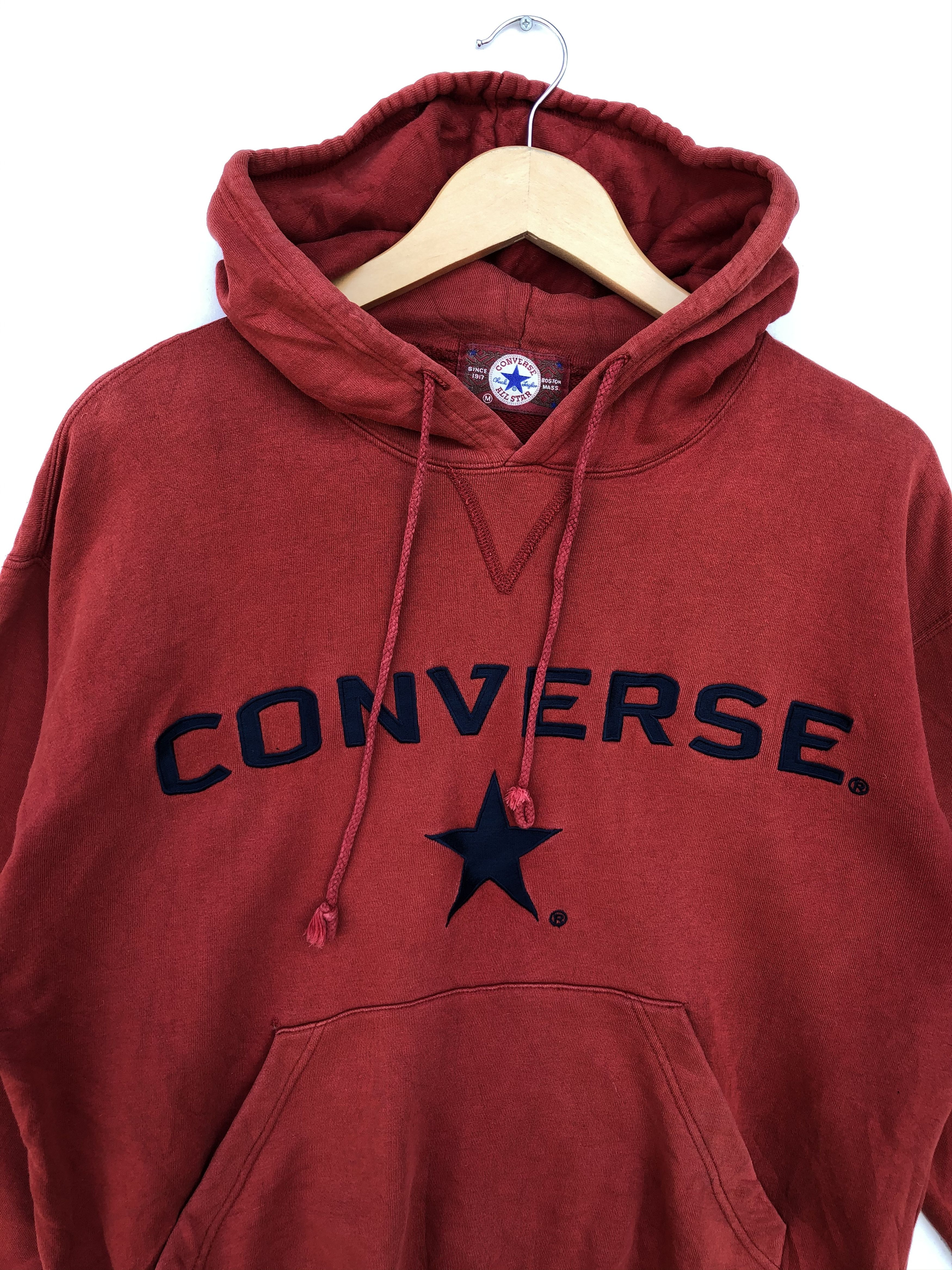 Converse VINTAGE CONVERSE BIG LOGO BAGGY HIP HOP HOODIE Size US M / EU 48-50 / 2 - 3 Thumbnail
