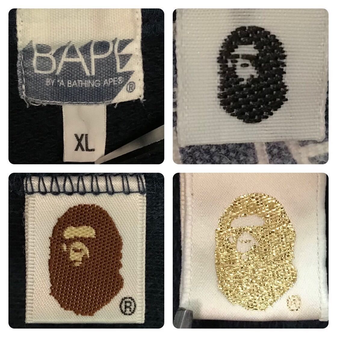 Bape × Swarovski Swarovski BAPE zip hoodie sweat vest navy ape NIGO Size US XL / EU 56 / 4 - 7 Thumbnail