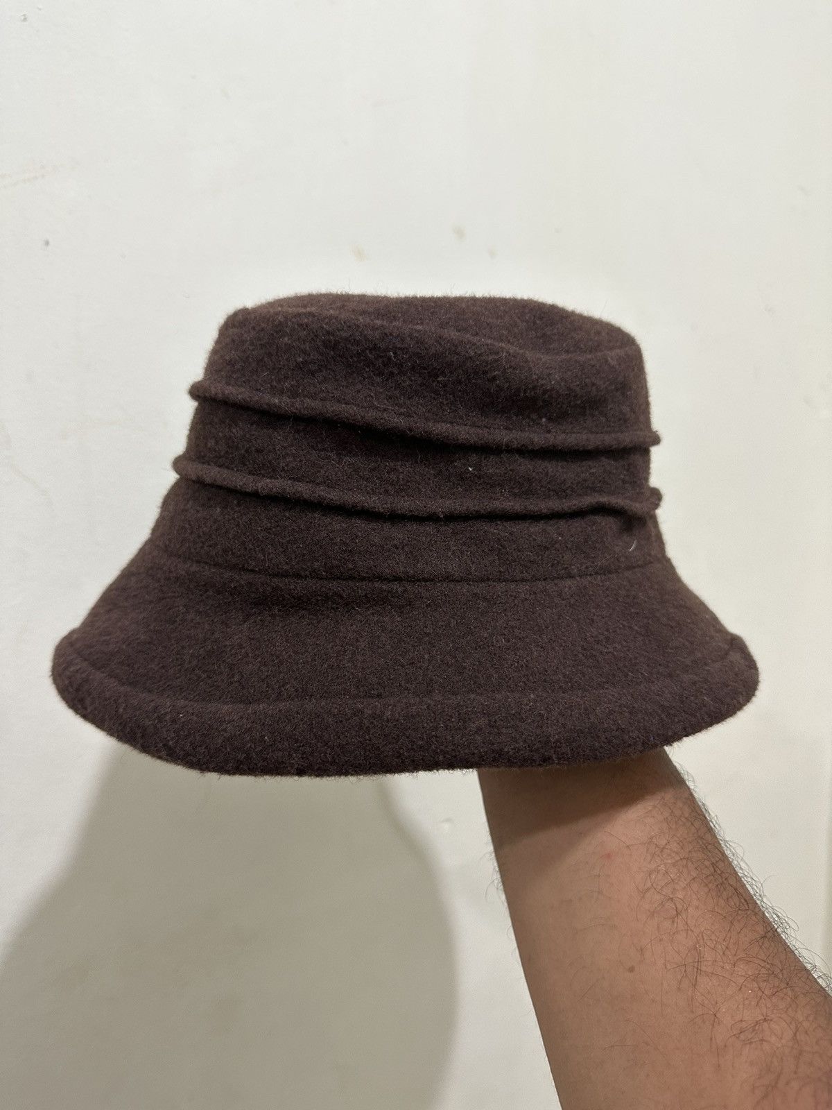 image of 90’S Givenchy Bucket Hat in Dark Brown, Men's
