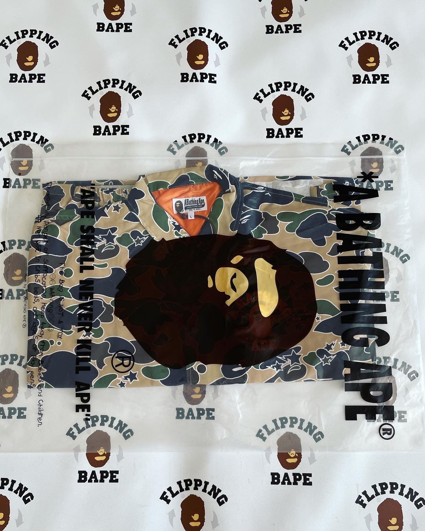Bape BAPE STA CAMO RELAXED FIT COACH JACKET Size US M / EU 48-50 / 2 - 9 Thumbnail