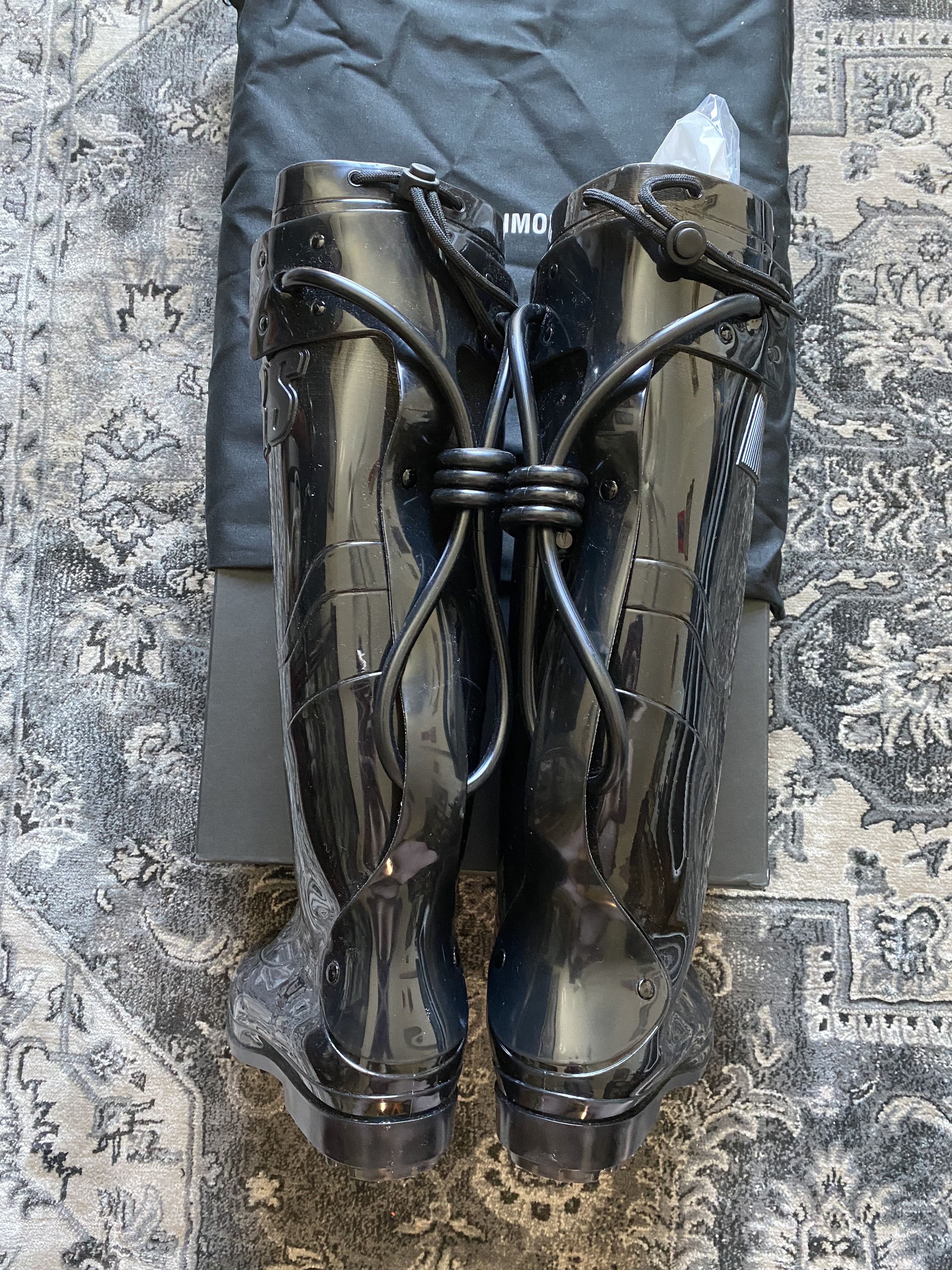 Raf Simons Raf Simons SS18 Replicant Wellington Rain Boots Size US 11 / EU 44 - 3 Thumbnail
