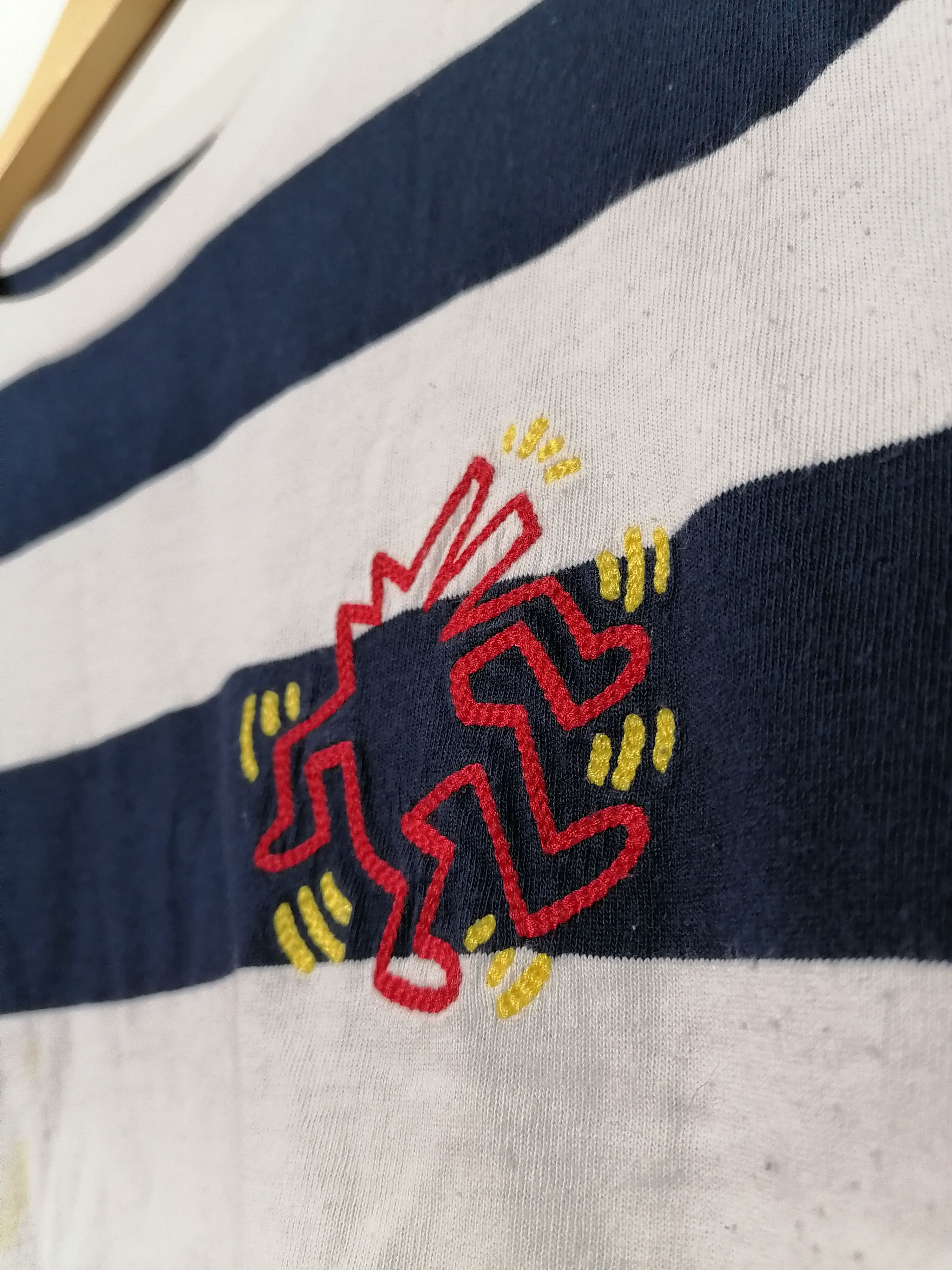 Designer × Keith Haring Keith Haring Stripes Tee Size US M / EU 48-50 / 2 - 2 Thumbnail
