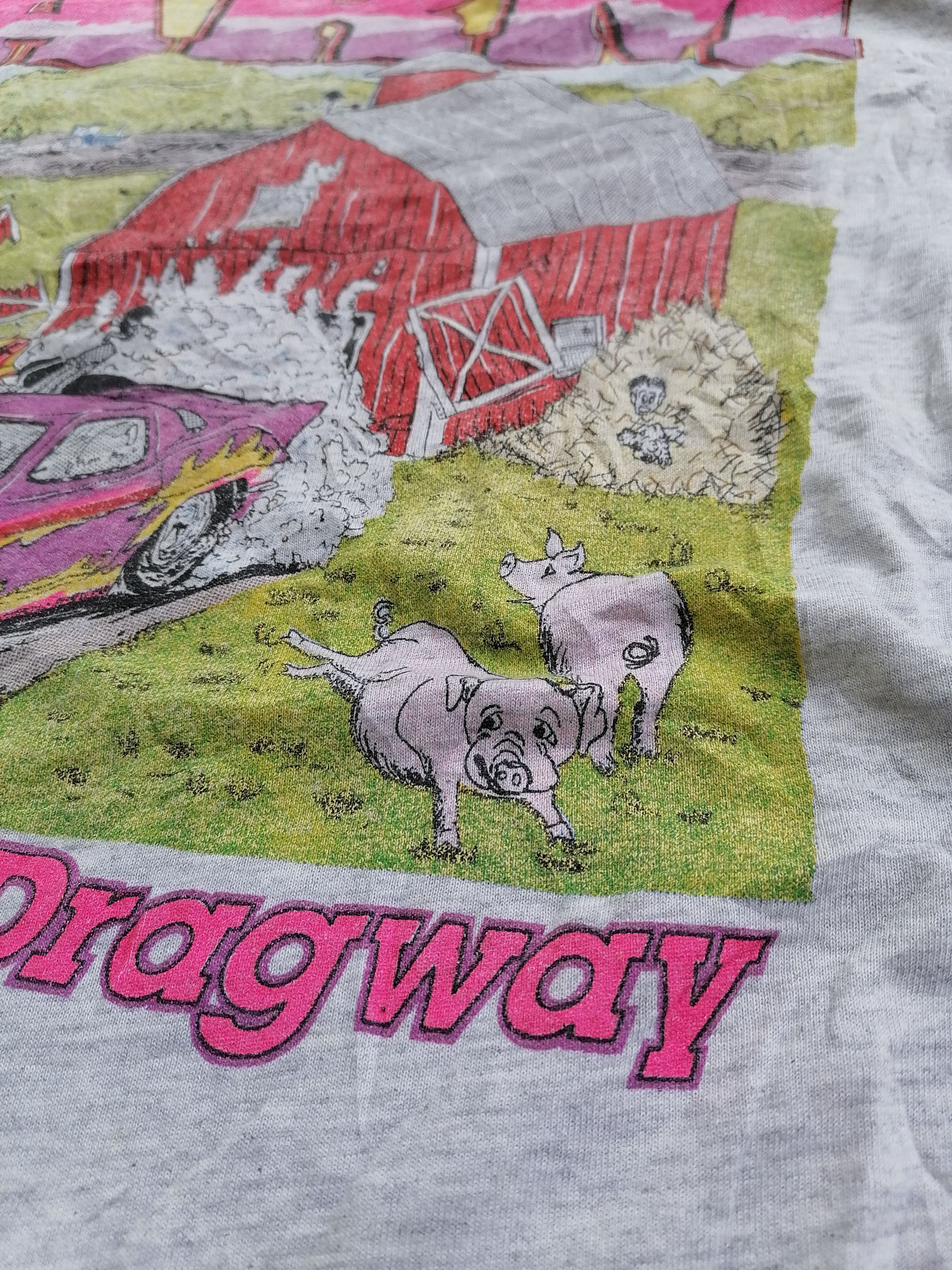 Hanes × Vintage Vintage Hanes Farmington Dragway Tee Size US XL / EU 56 / 4 - 4 Thumbnail