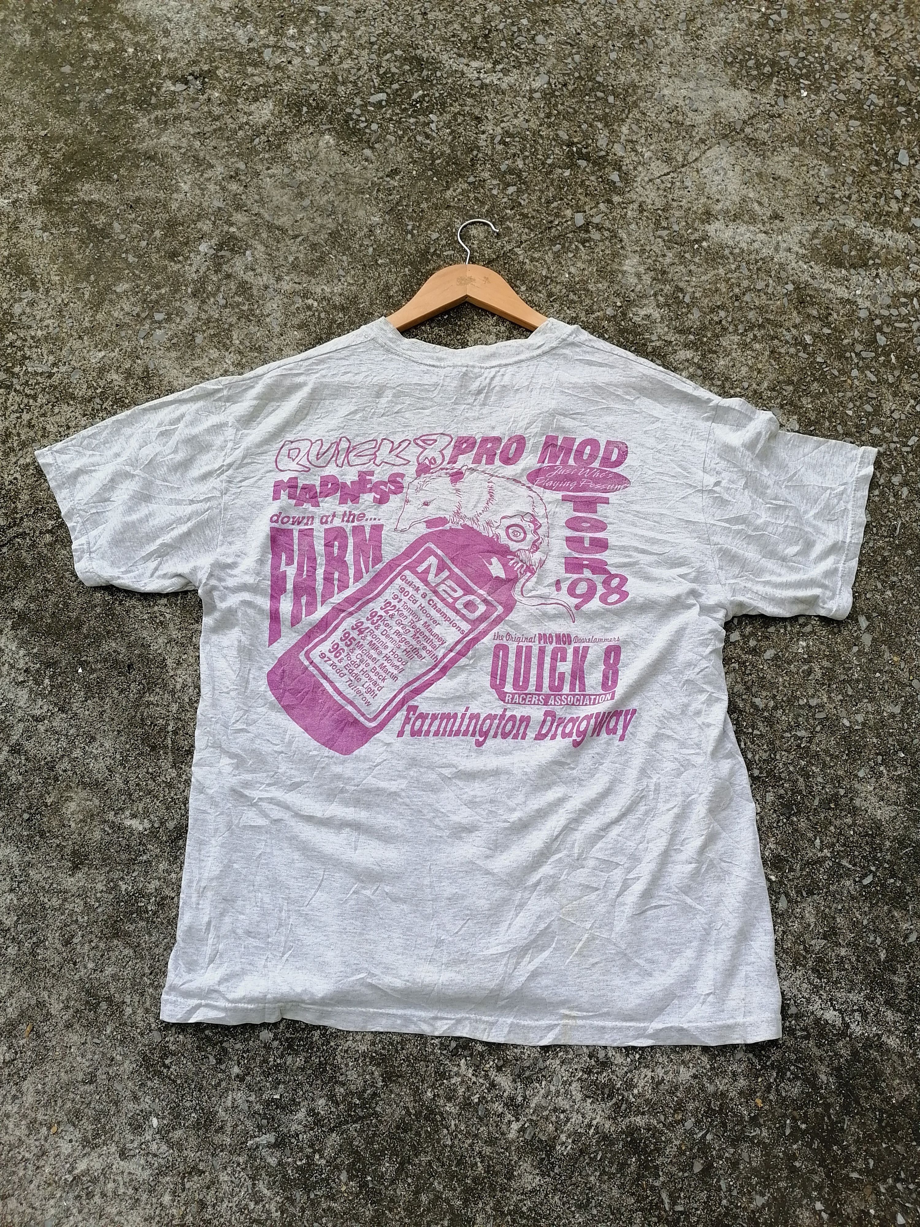 Hanes × Vintage Vintage Hanes Farmington Dragway Tee Size US XL / EU 56 / 4 - 2 Thumbnail