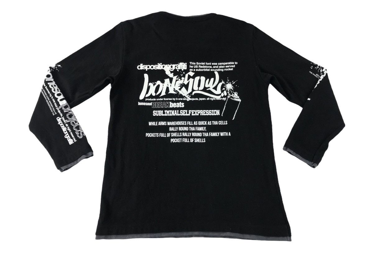 Japanese Brand B-One-SoulProject Long Sleeve Logo Style Size US S / EU 44-46 / 1 - 2 Thumbnail