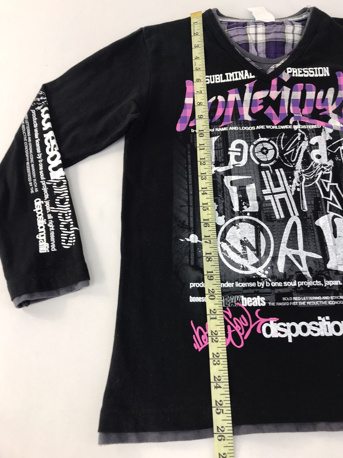 Japanese Brand B-One-SoulProject Long Sleeve Logo Style Size US S / EU 44-46 / 1 - 13 Thumbnail