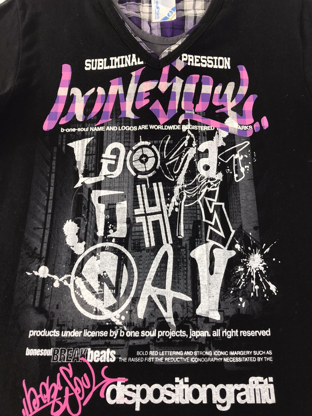 Japanese Brand B-One-SoulProject Long Sleeve Logo Style Size US S / EU 44-46 / 1 - 4 Thumbnail