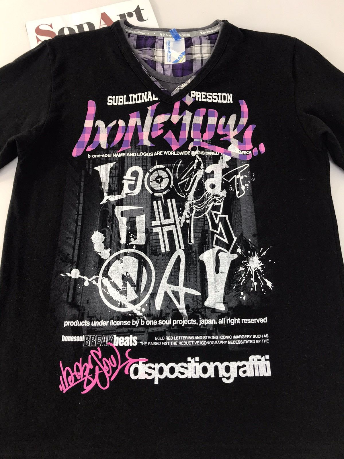 Japanese Brand B-One-SoulProject Long Sleeve Logo Style Size US S / EU 44-46 / 1 - 3 Thumbnail