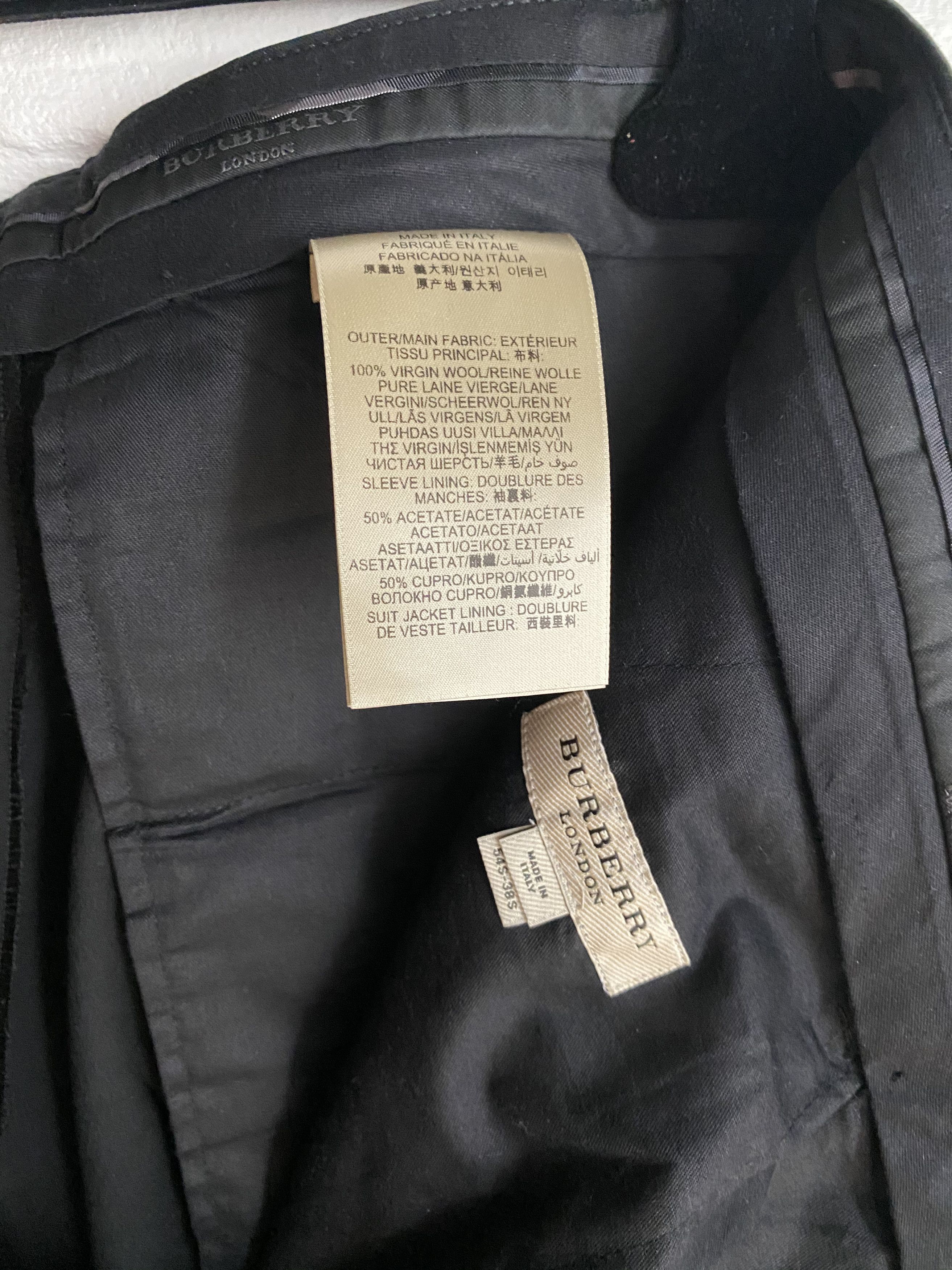 Burberry RTP 3000$ Burberry Wool Suit Size 54 Size 54L - 18 Thumbnail