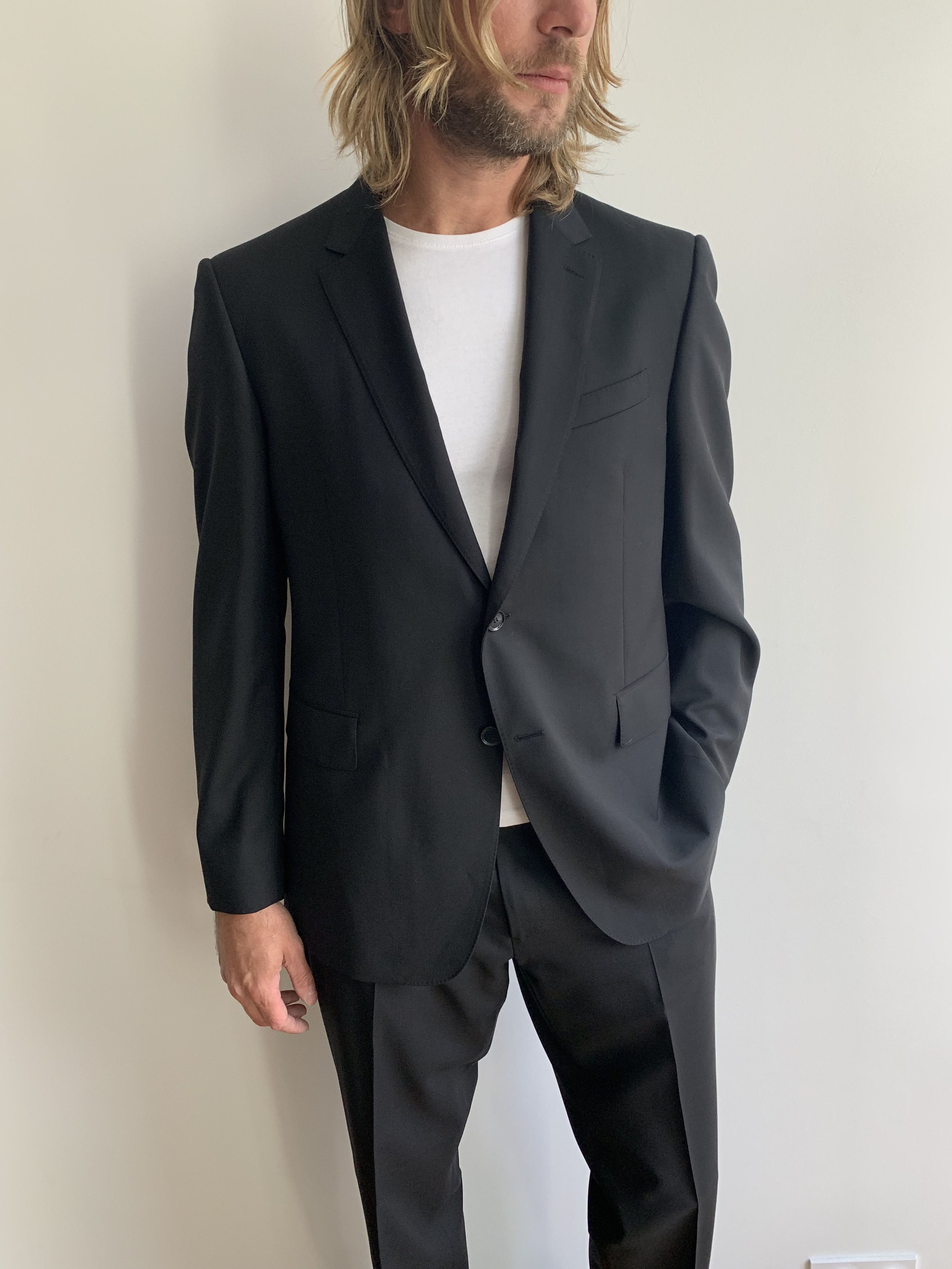 Burberry RTP 3000$ Burberry Wool Suit Size 54 Size 54L - 2 Thumbnail