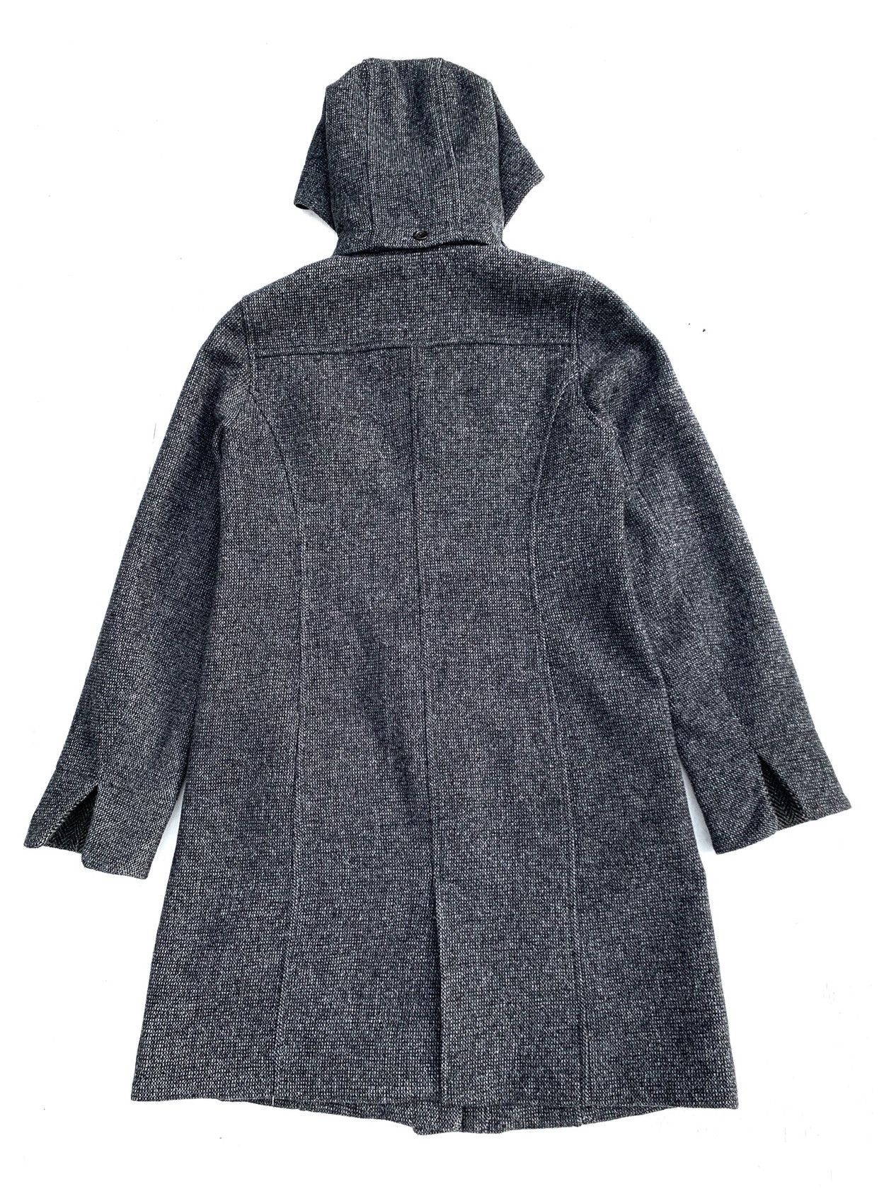 Harris Tweed × Japanese Brand 🔥 Harris Tweed X Chime Wool Hoodie Trench Coat Jacket Size US S / EU 44-46 / 1 - 6 Thumbnail