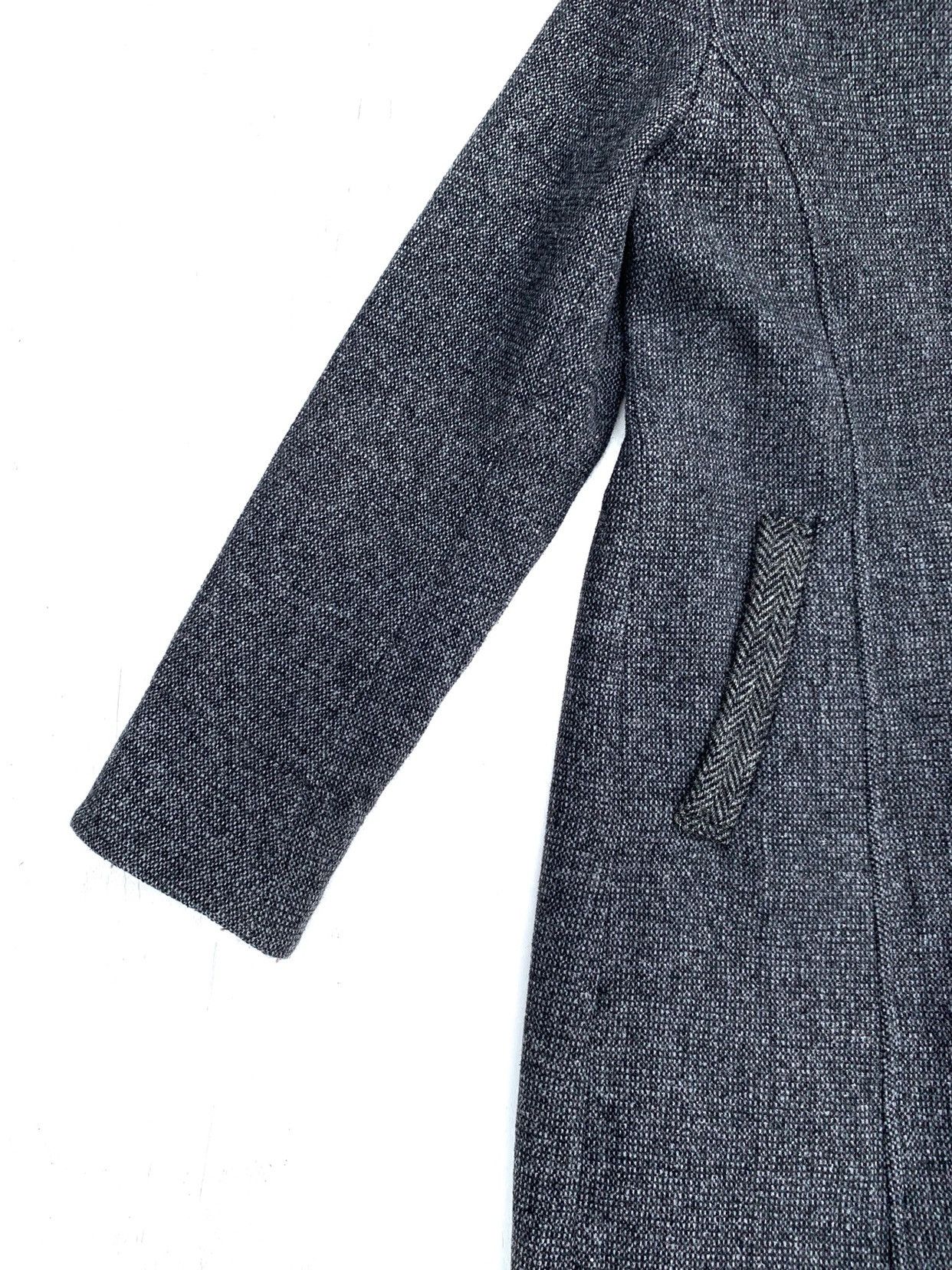 Harris Tweed × Japanese Brand 🔥 Harris Tweed X Chime Wool Hoodie Trench Coat Jacket Size US S / EU 44-46 / 1 - 5 Thumbnail