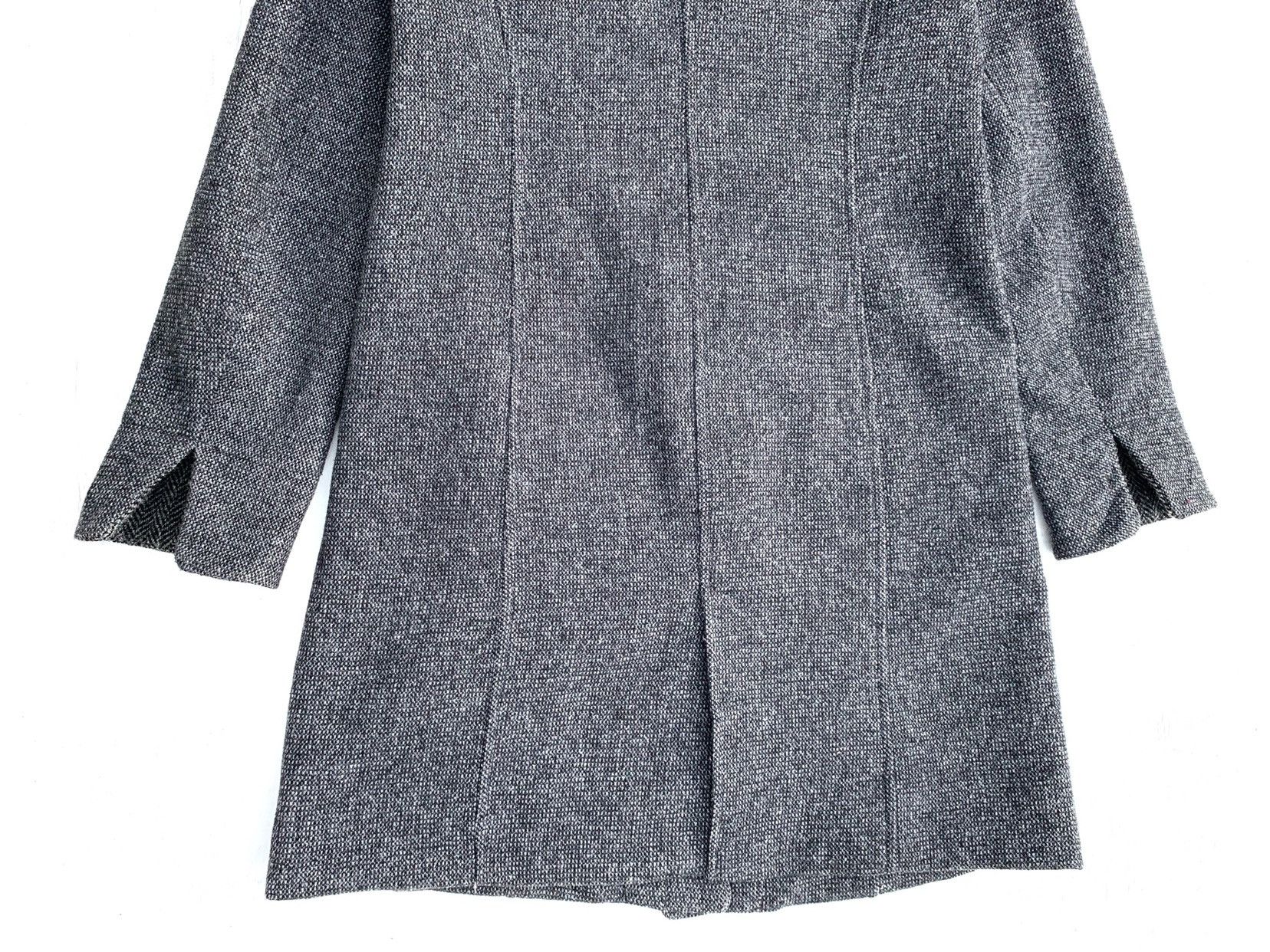 Harris Tweed × Japanese Brand 🔥 Harris Tweed X Chime Wool Hoodie Trench Coat Jacket Size US S / EU 44-46 / 1 - 8 Thumbnail