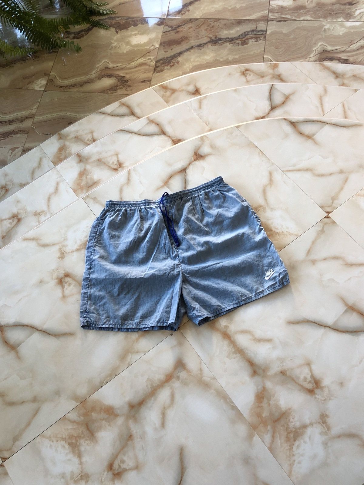 Nike × Nike ACG × Vintage 90s Vintage Nike Big Logo Nylon Shorts Size US 34 / EU 50 - 3 Thumbnail
