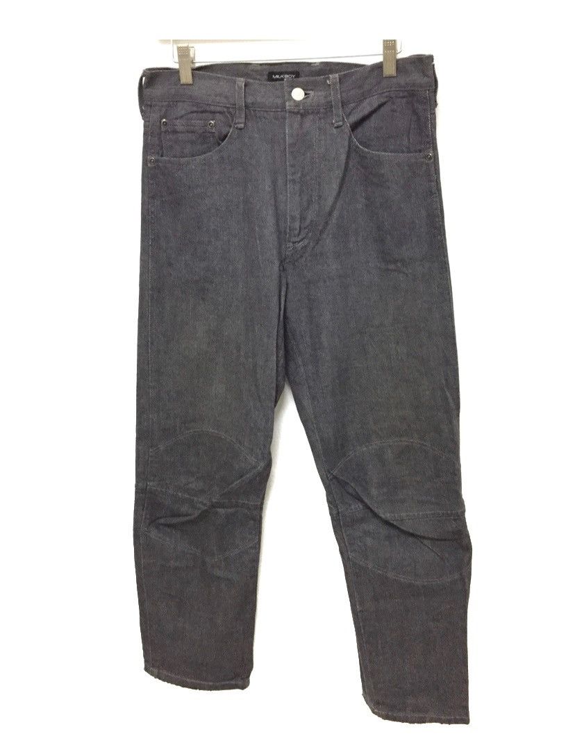 image of 20471120 90's Milk Boy Double Knee Block Denim in Grey, Men's (Size 30)