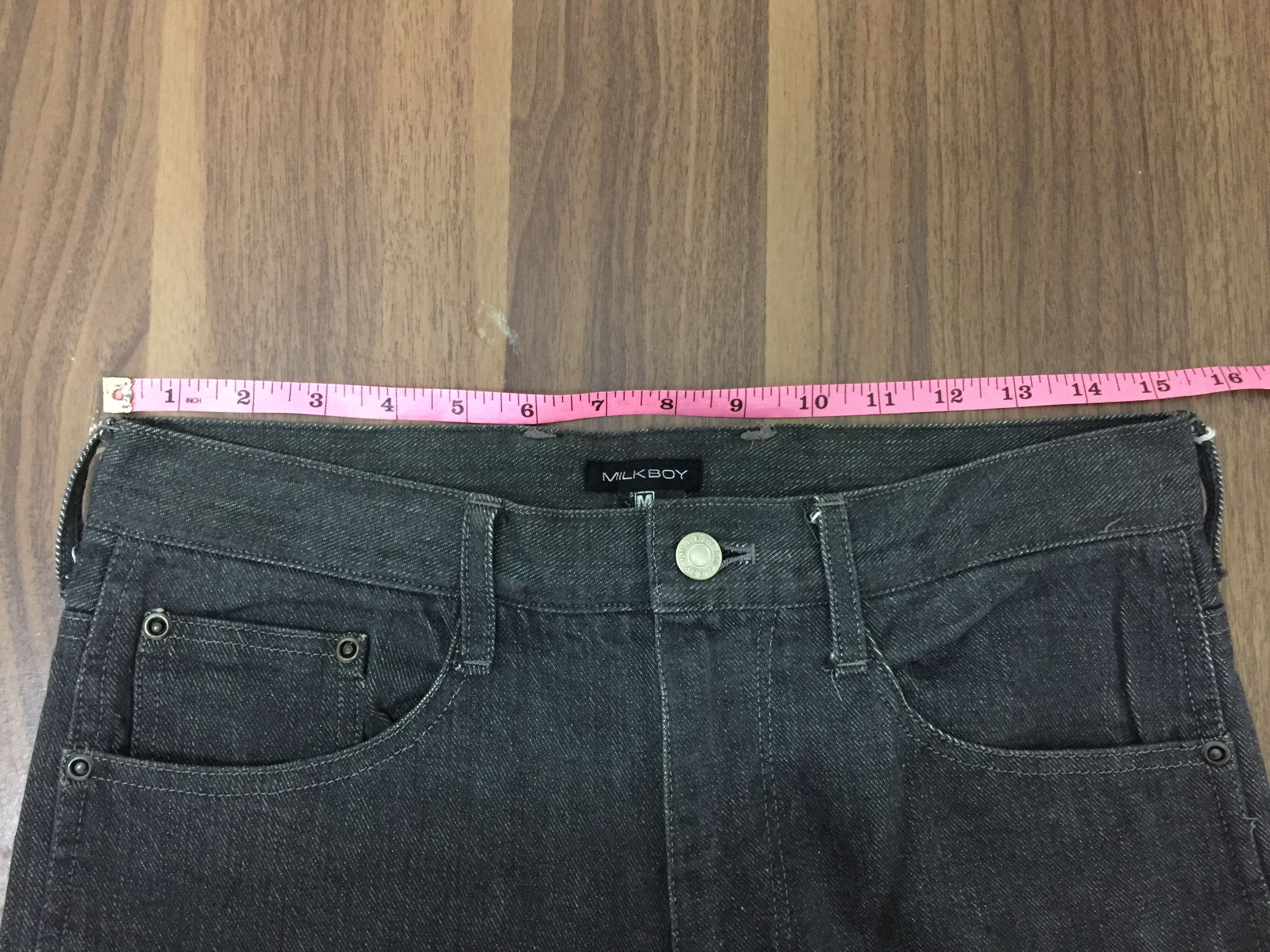 20471120 90's Milk Boy double knee block denim Size US 30 / EU 46 - 13 Thumbnail