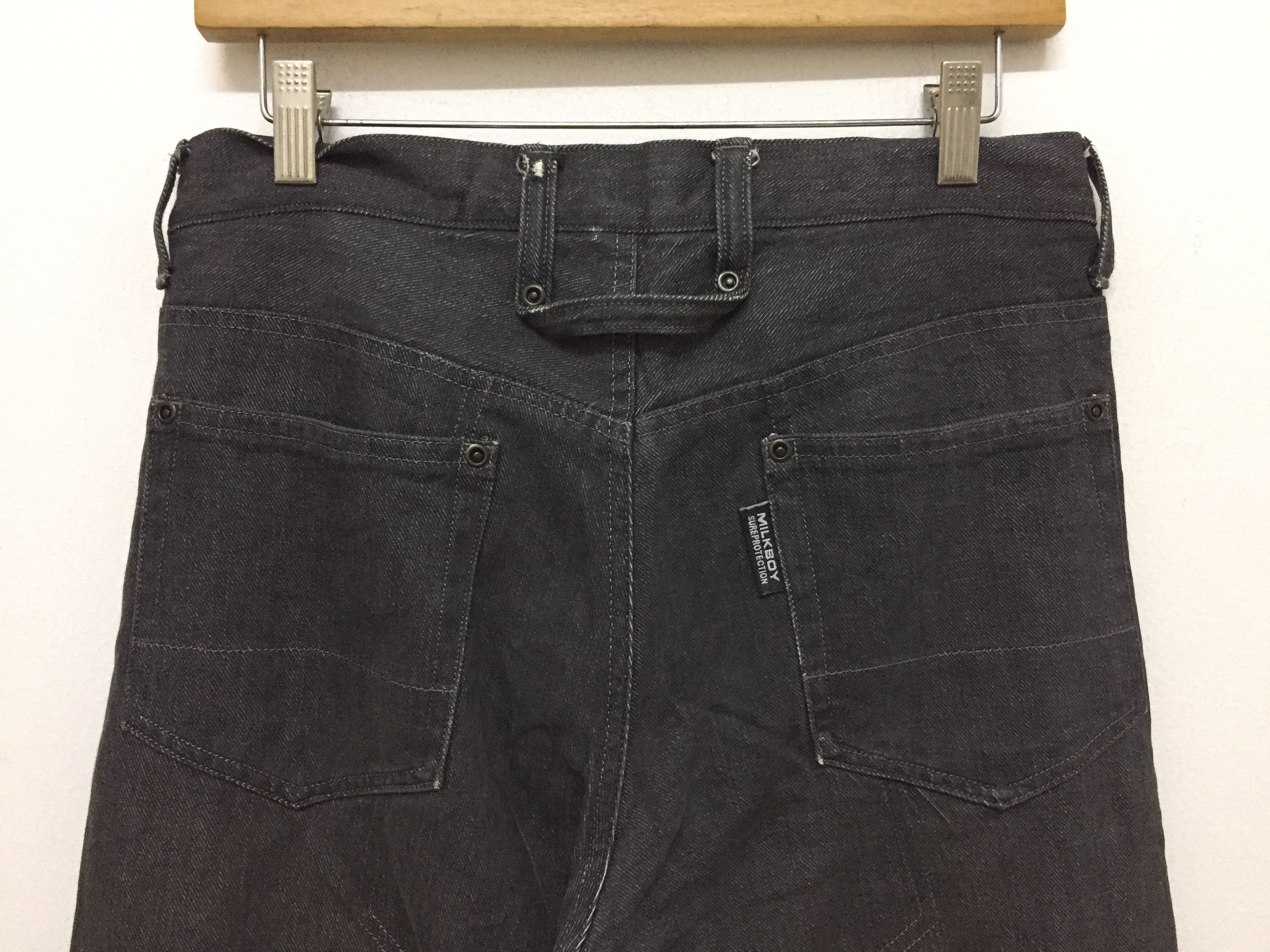 20471120 90's Milk Boy double knee block denim Size US 30 / EU 46 - 8 Thumbnail