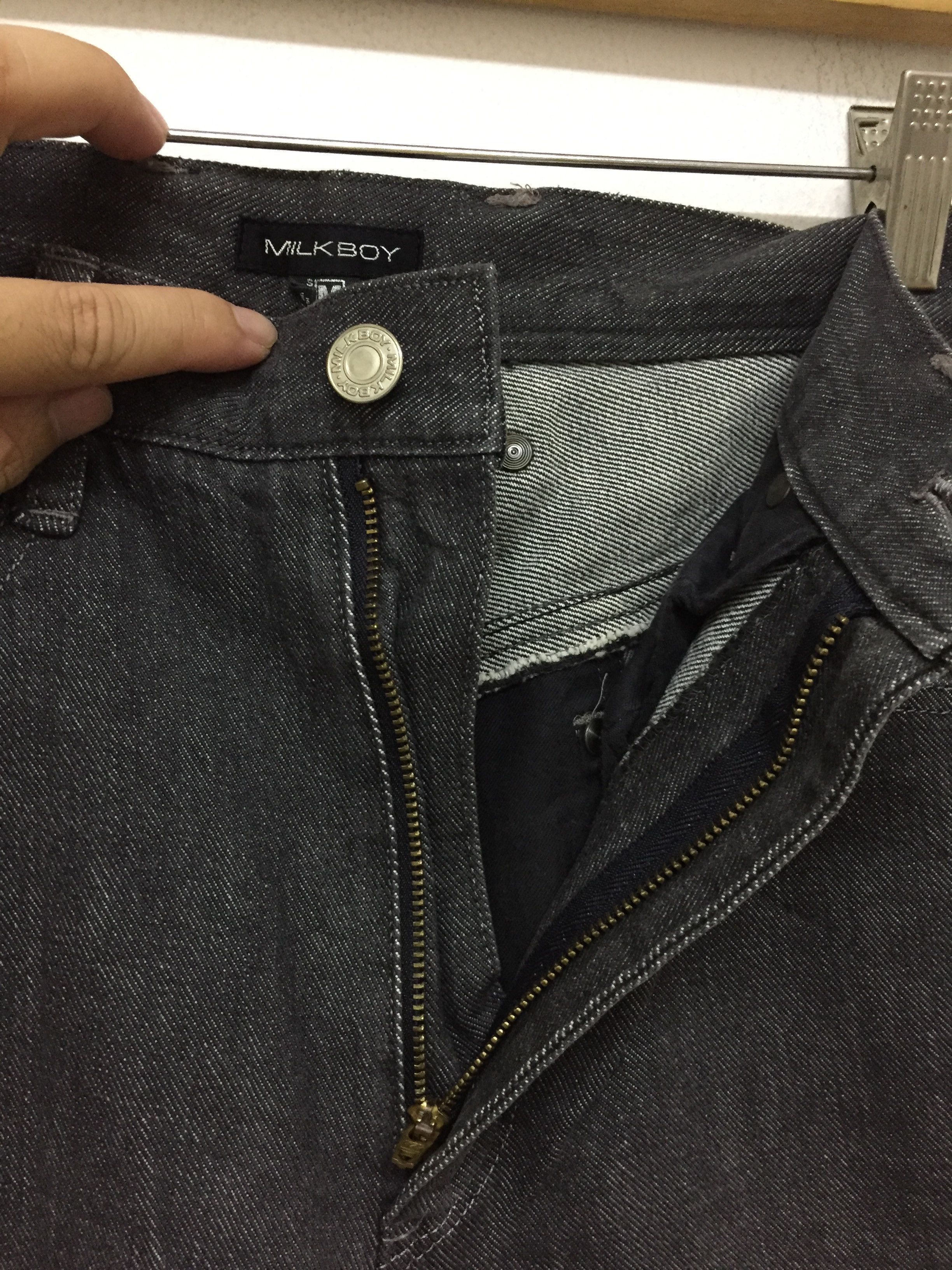 20471120 90's Milk Boy double knee block denim Size US 30 / EU 46 - 6 Thumbnail
