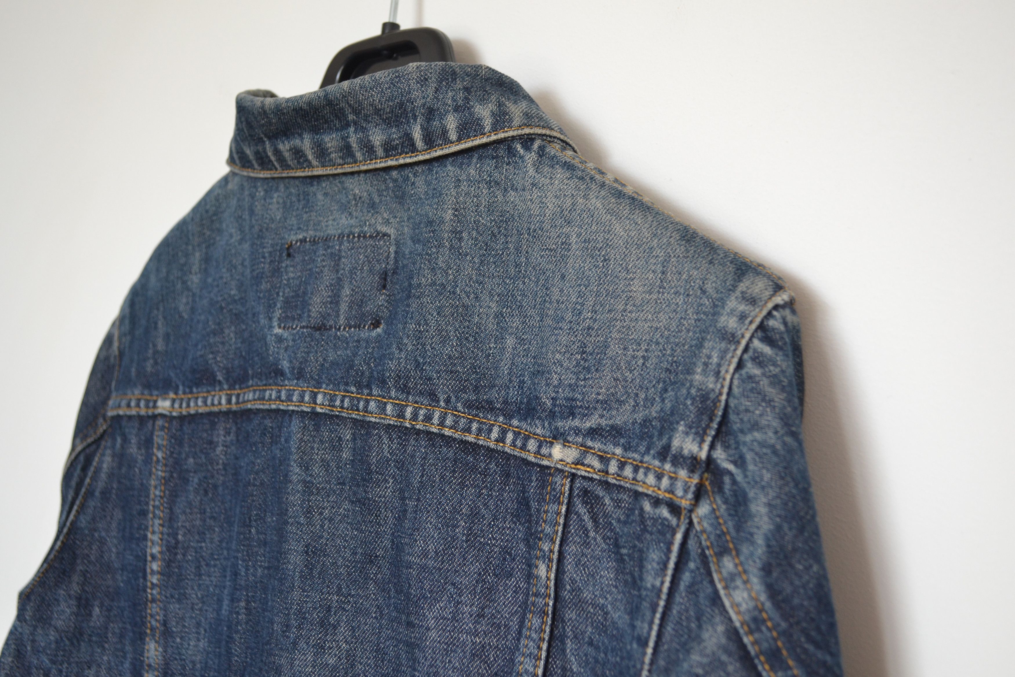 Helmut Lang Helmut Lang Denim Jacket Distressed 1996 Vintage Blue Size US XS / EU 42 / 0 - 4 Thumbnail