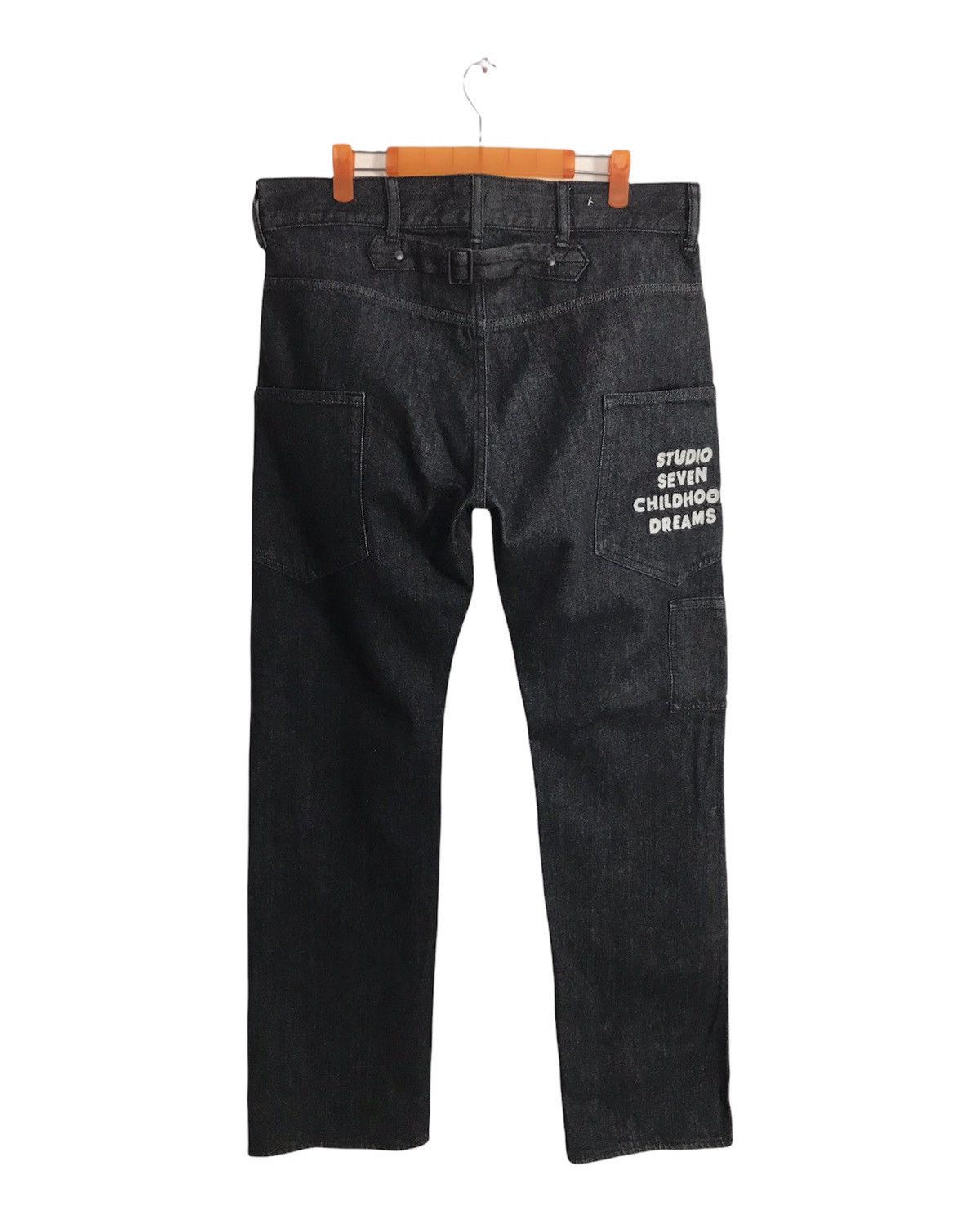 Japanese Brand Studio Seven Childhood Dream Tactical Pocket Jeans Size US 35 - 2 Thumbnail