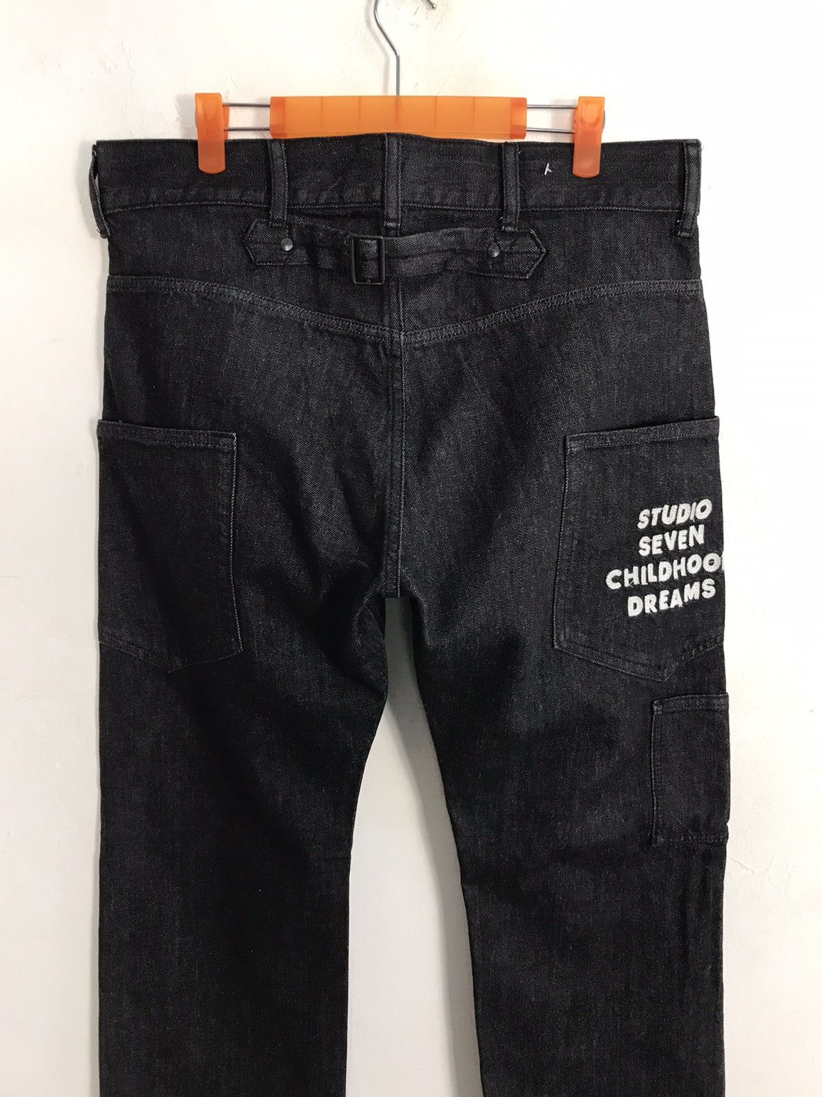 Japanese Brand Studio Seven Childhood Dream Tactical Pocket Jeans Size US 35 - 10 Thumbnail