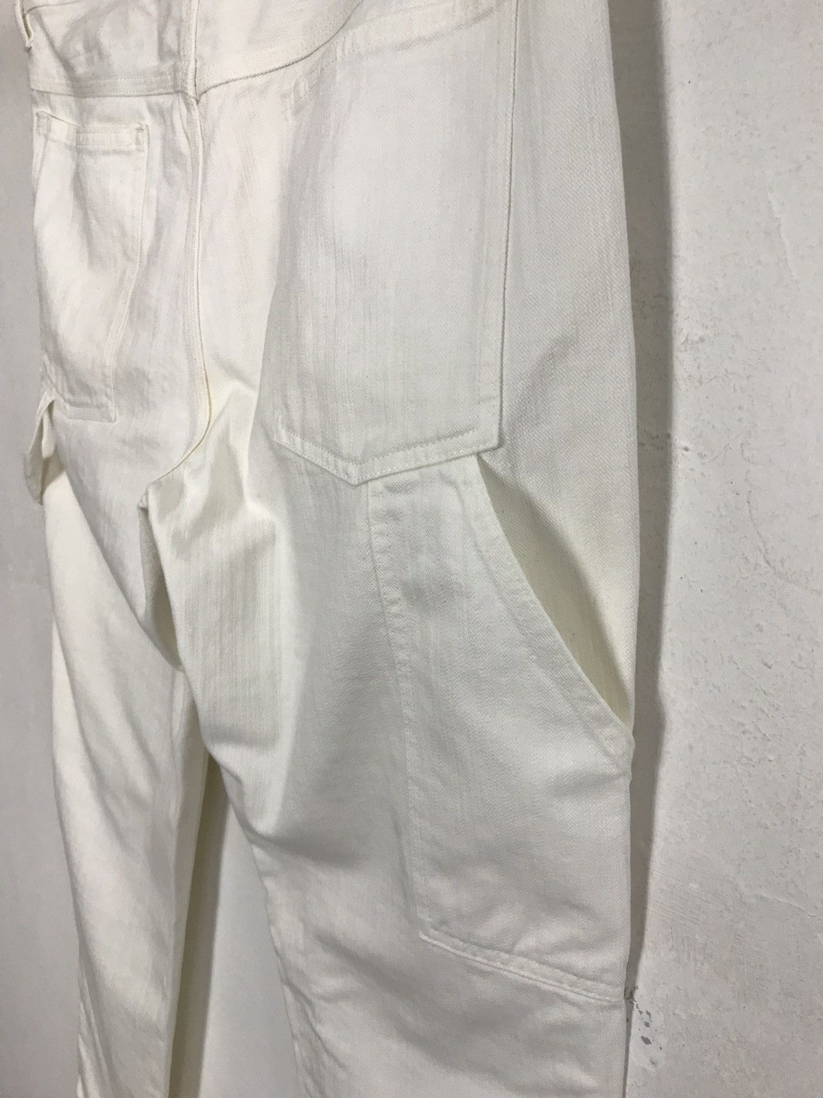 Japanese Brand × Uniqlo Uniqlo Carpenter Denim Tactical Cargo Pants Size US 33 - 8 Thumbnail