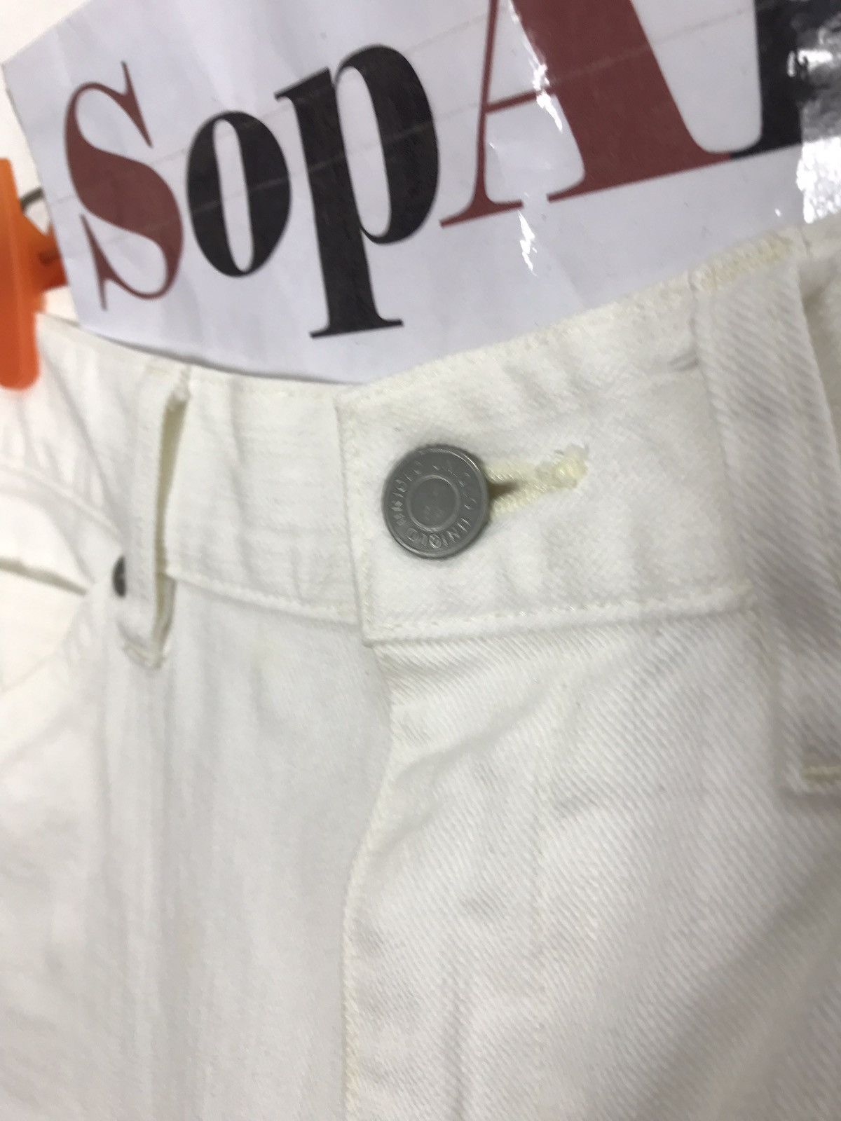 Japanese Brand × Uniqlo Uniqlo Carpenter Denim Tactical Cargo Pants Size US 33 - 6 Thumbnail